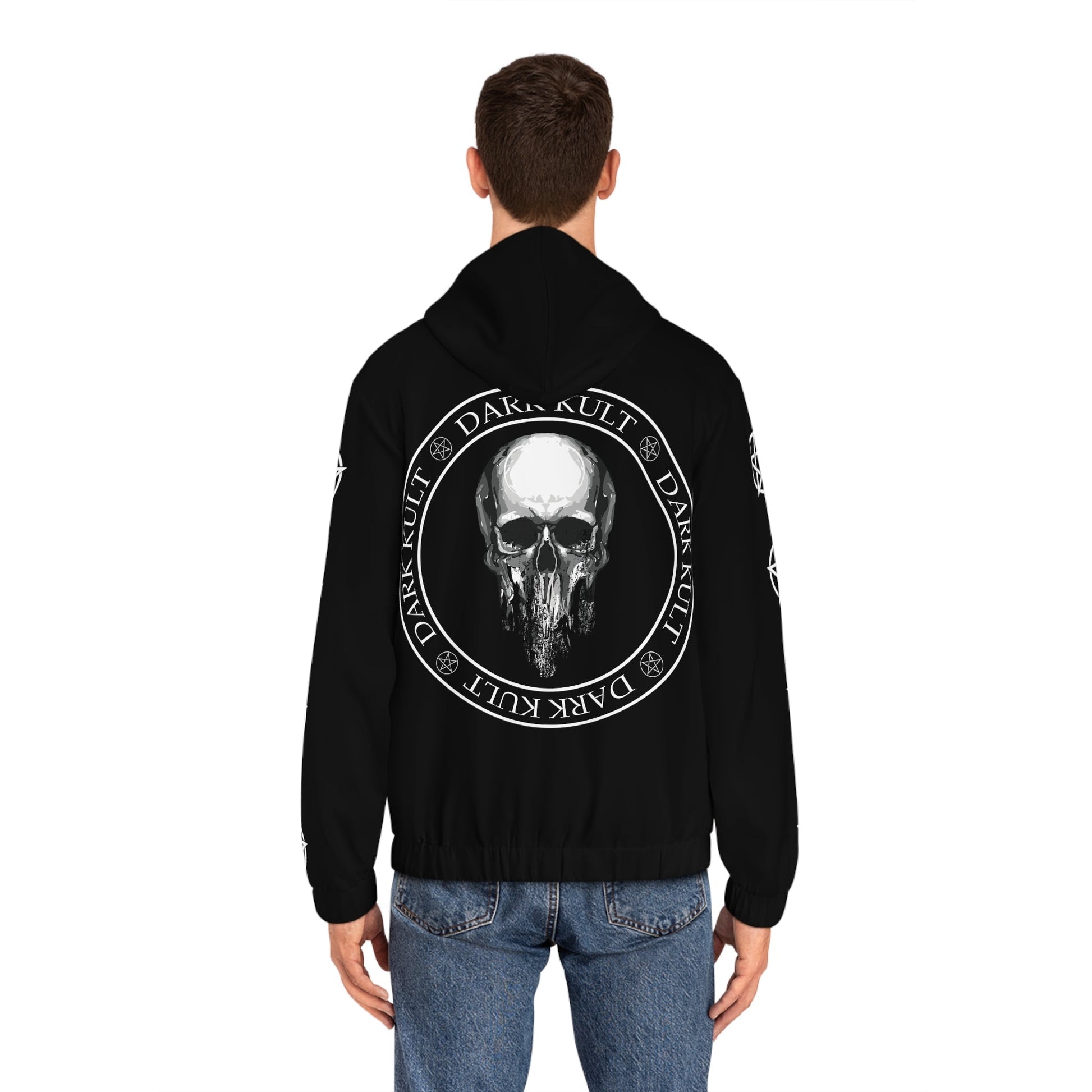 Dark Kult Men's Full-Zip Hoodie (AOP) Verdine Daniels