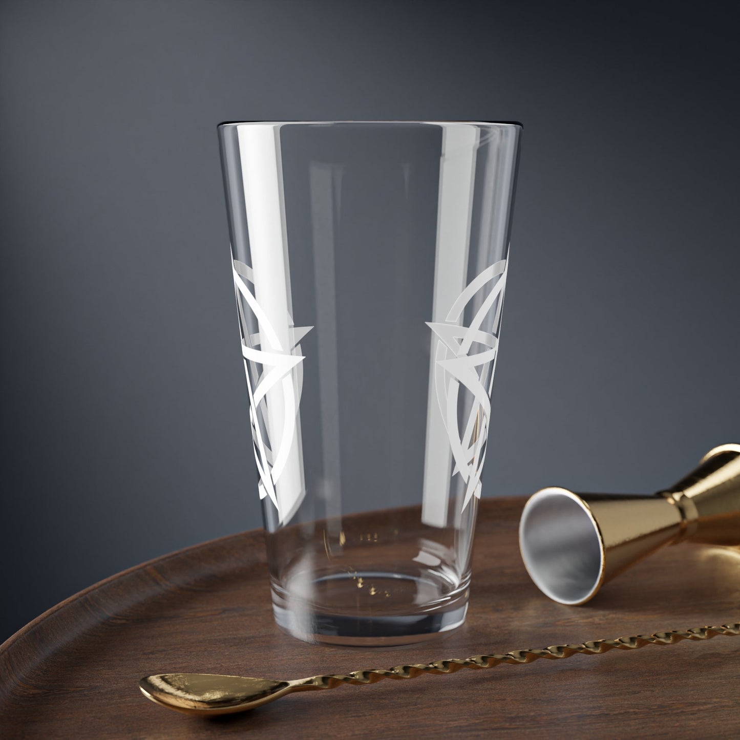 Dark Kult Pentacle Mixing Glass, 16oz Verdine Daniels