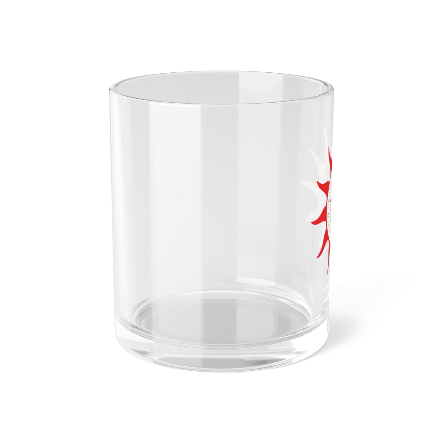 Dark Kult Red Flame Pentacle Bar Glass Verdine Daniels