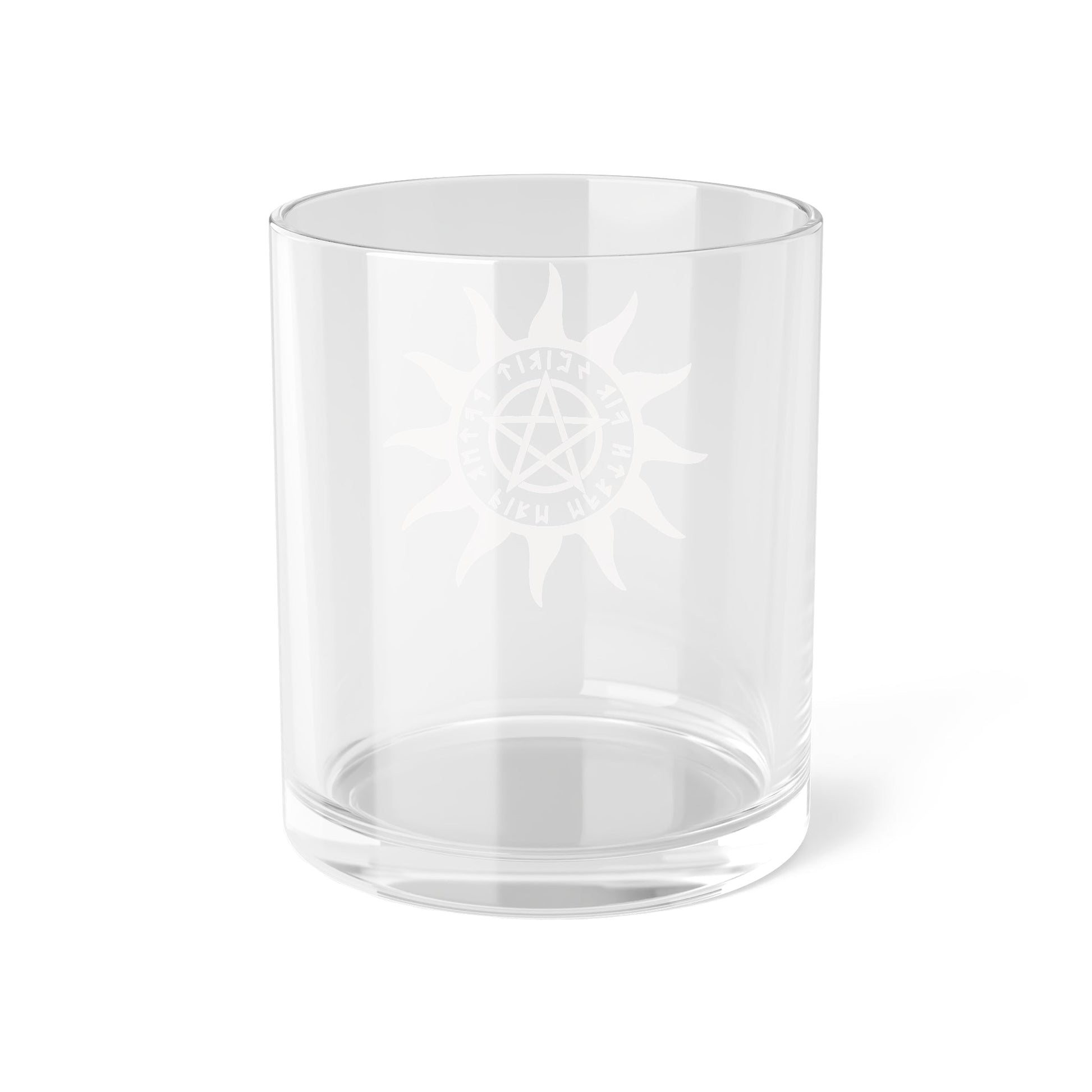 Dark Kult Red Flame Pentacle Bar Glass Verdine Daniels