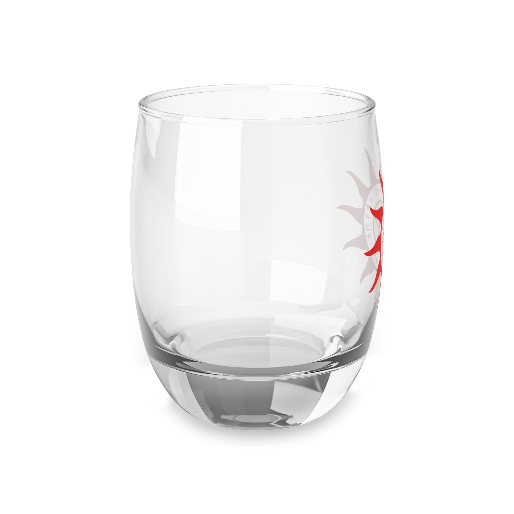 Dark Kult Red Flaming Pentacle Whiskey Glass Verdine Daniels