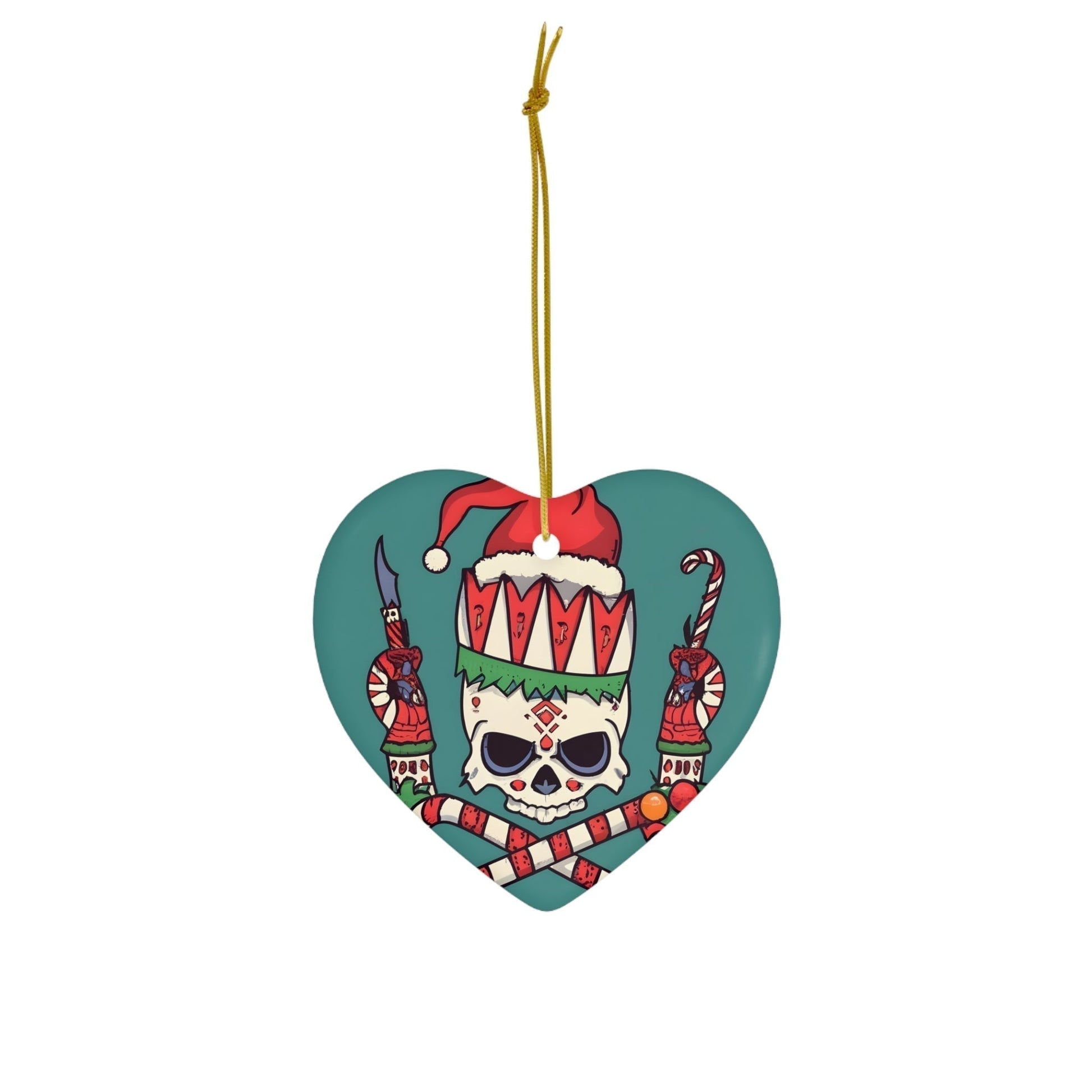 Dark Kult Silent Night Ceramic Ornament, 4 Shapes Verdine Daniels