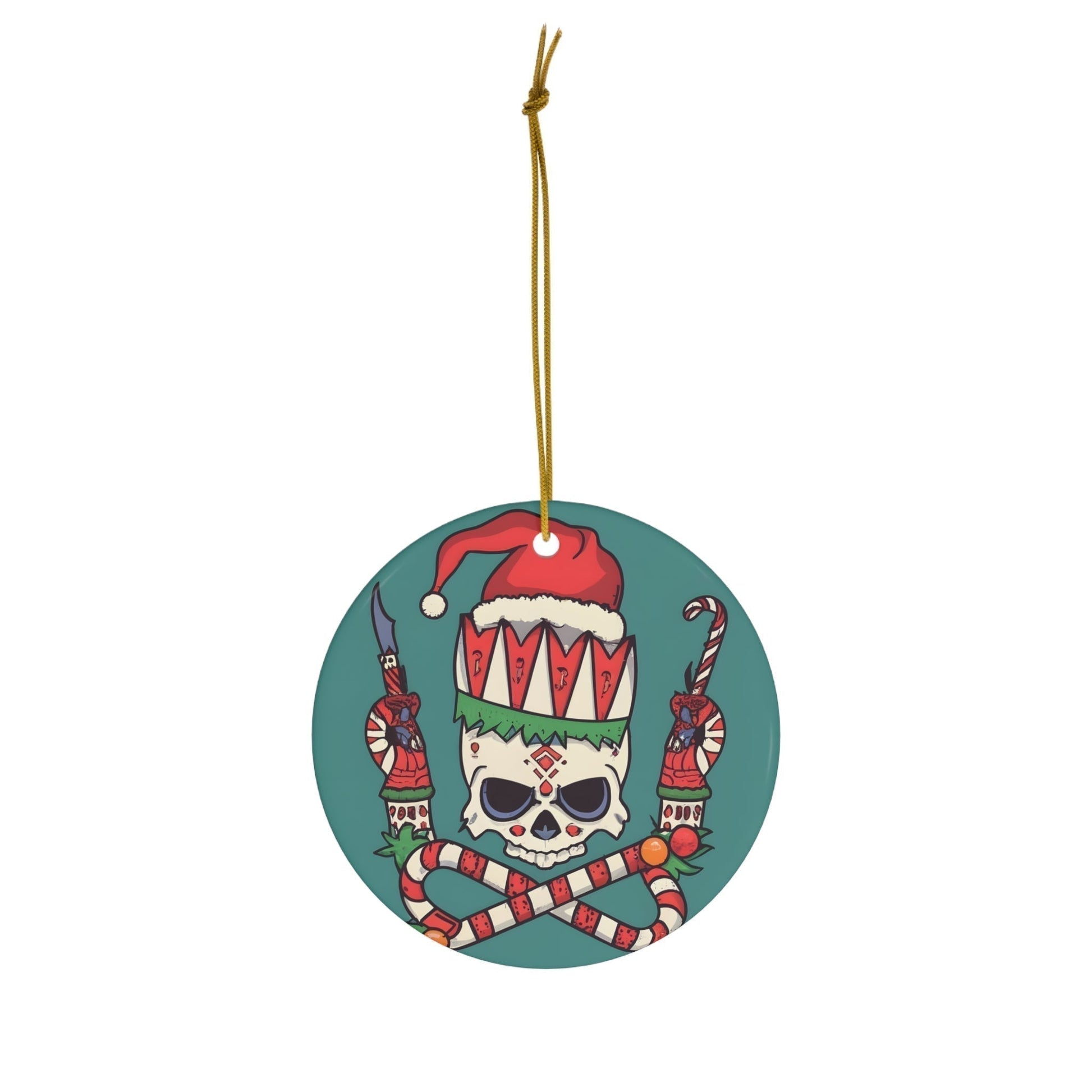 Dark Kult Silent Night Ceramic Ornament, 4 Shapes Verdine Daniels