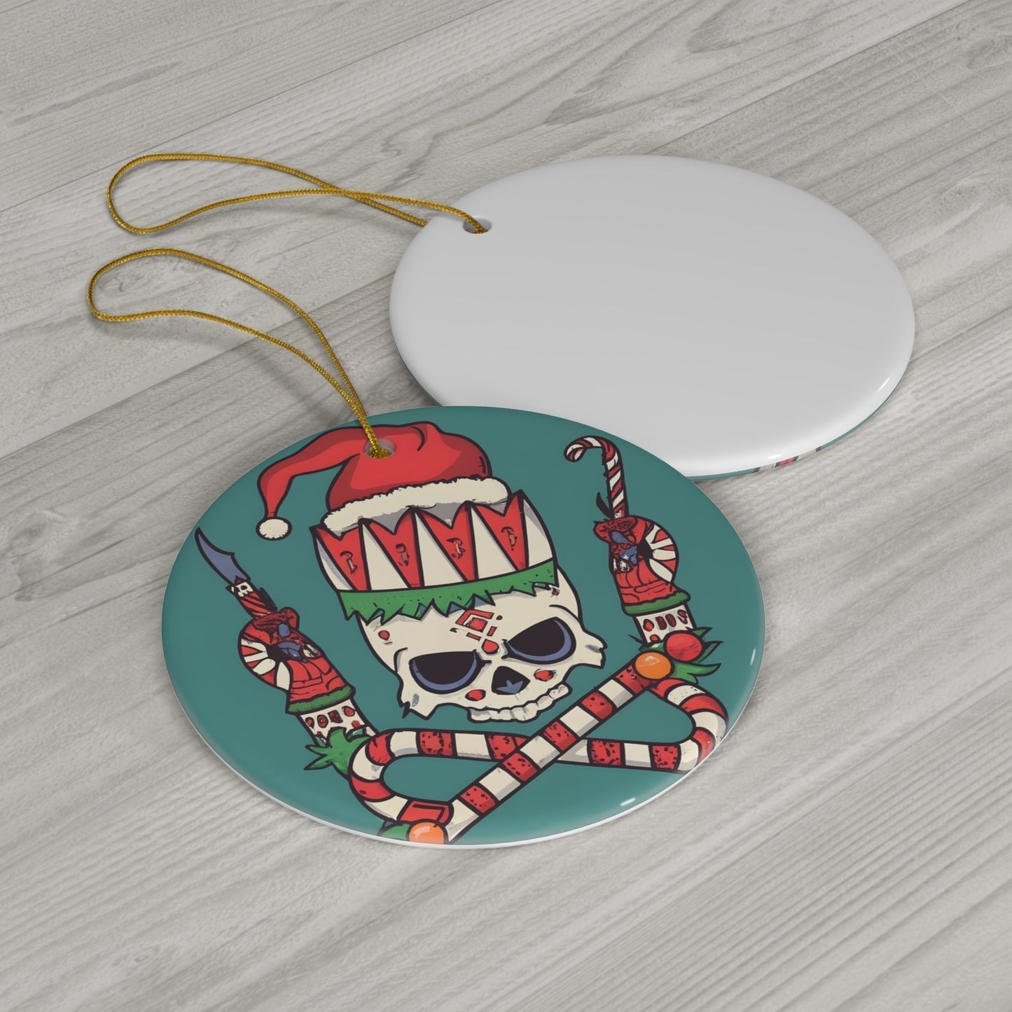 Dark Kult Silent Night Ceramic Ornament, 4 Shapes Verdine Daniels