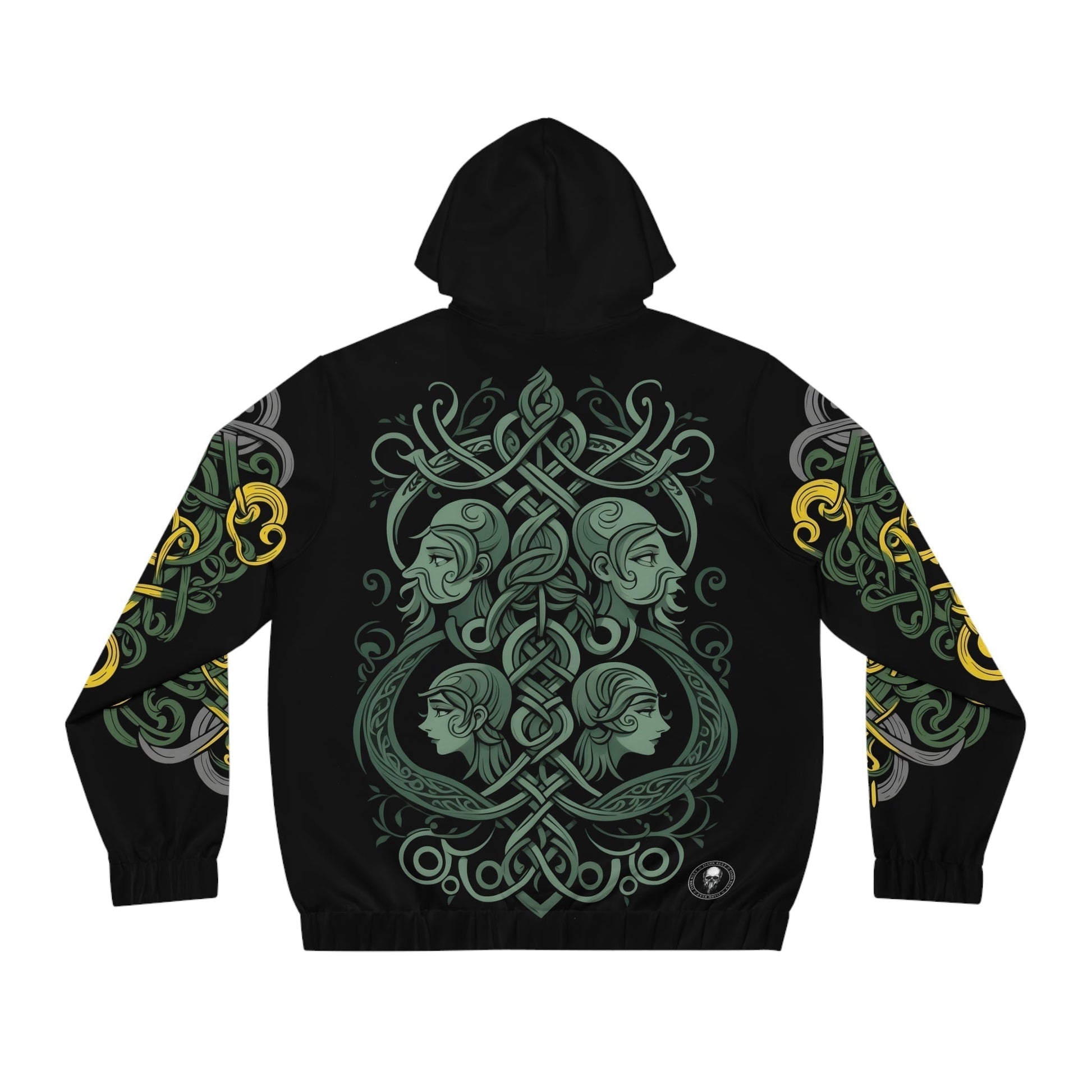 Dark Kult - The Northman Collection - Family - Men's Full-Zip Hoodie (AOP) Verdine Daniels