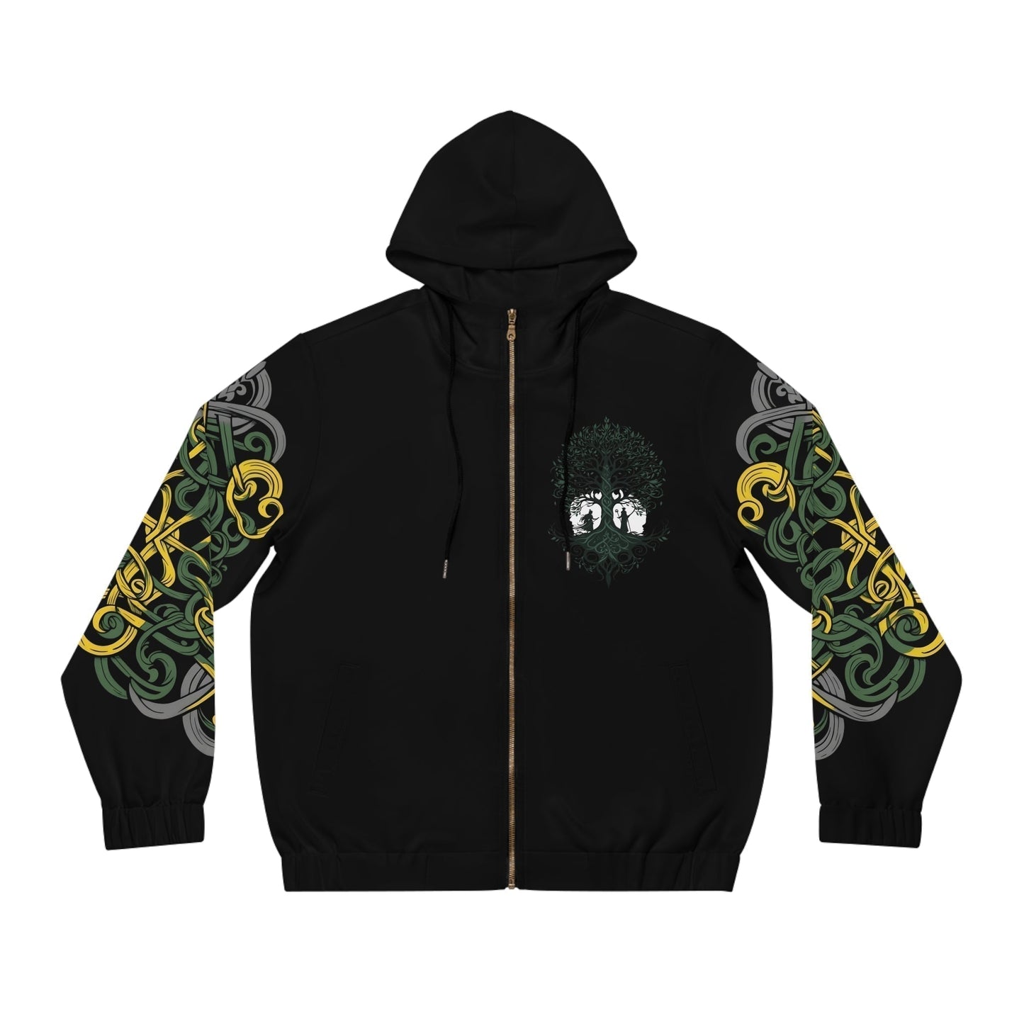 Dark Kult - The Northman Collection - Fenrir - Men's Full-Zip Hoodie (AOP) Verdine Daniels