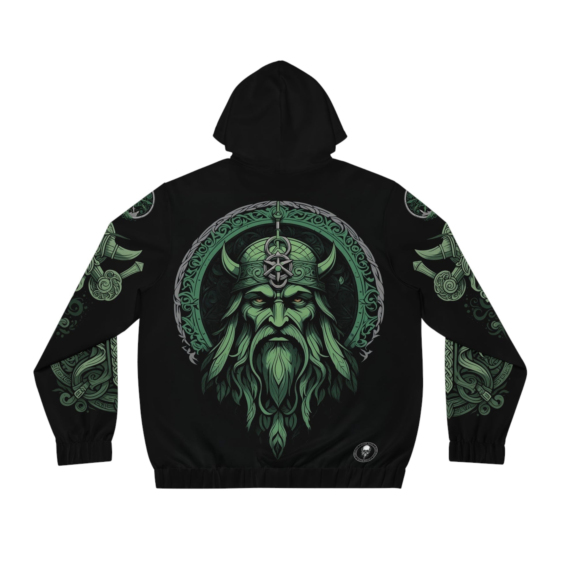 Dark Kult - The Northman Collection - The Seer - Men's Full-Zip Hoodie (AOP) Verdine Daniels