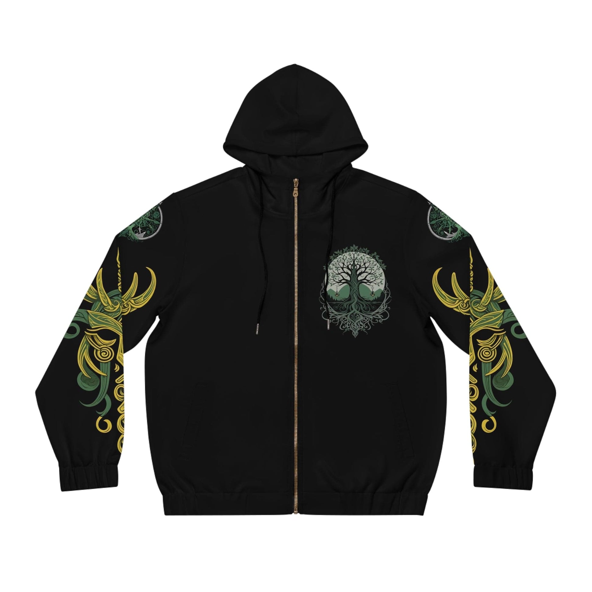 Dark Kult - The Northman Collection - Valkyrie - Men's Full-Zip Hoodie (AOP) Verdine Daniels