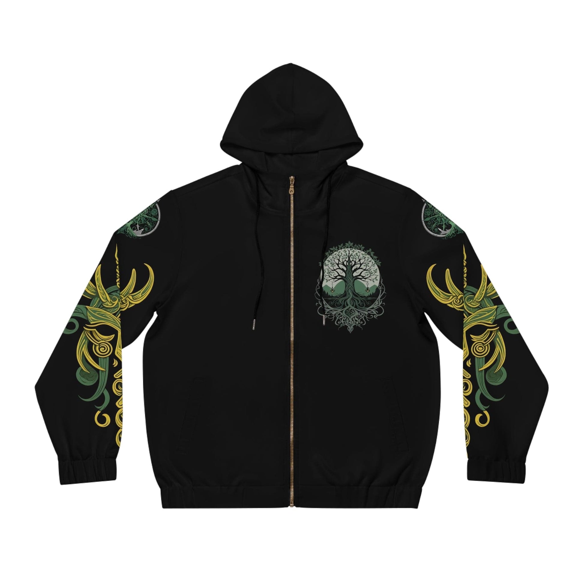 Dark Kult - The Northman Collection - Valkyrie - Men's Full-Zip Hoodie (AOP) Verdine Daniels