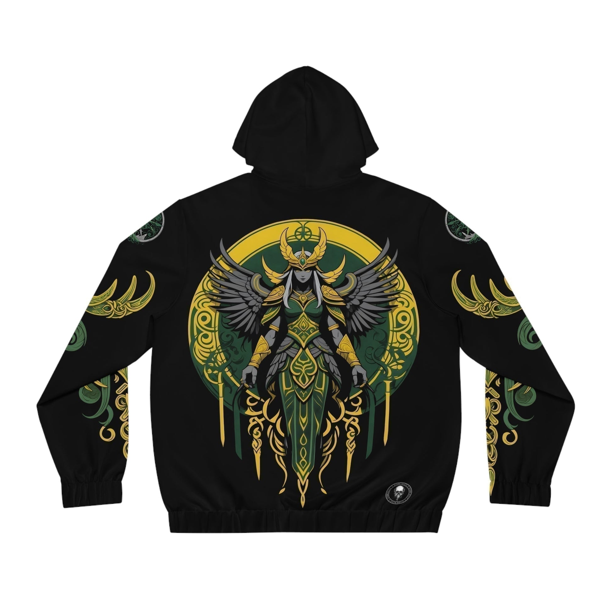 Dark Kult - The Northman Collection - Valkyrie - Men's Full-Zip Hoodie (AOP) Verdine Daniels