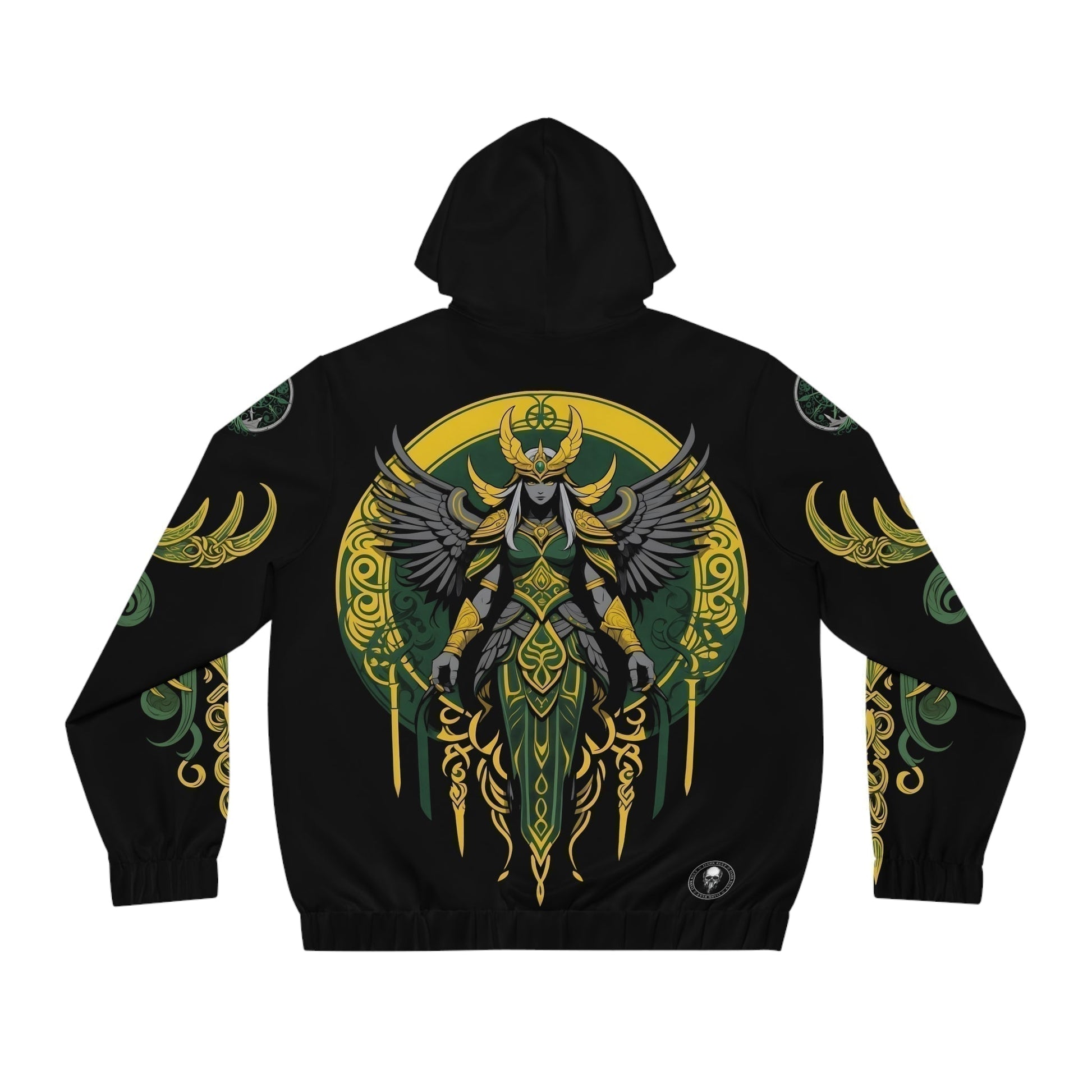 Dark Kult - The Northman Collection - Valkyrie - Men's Full-Zip Hoodie (AOP) Verdine Daniels
