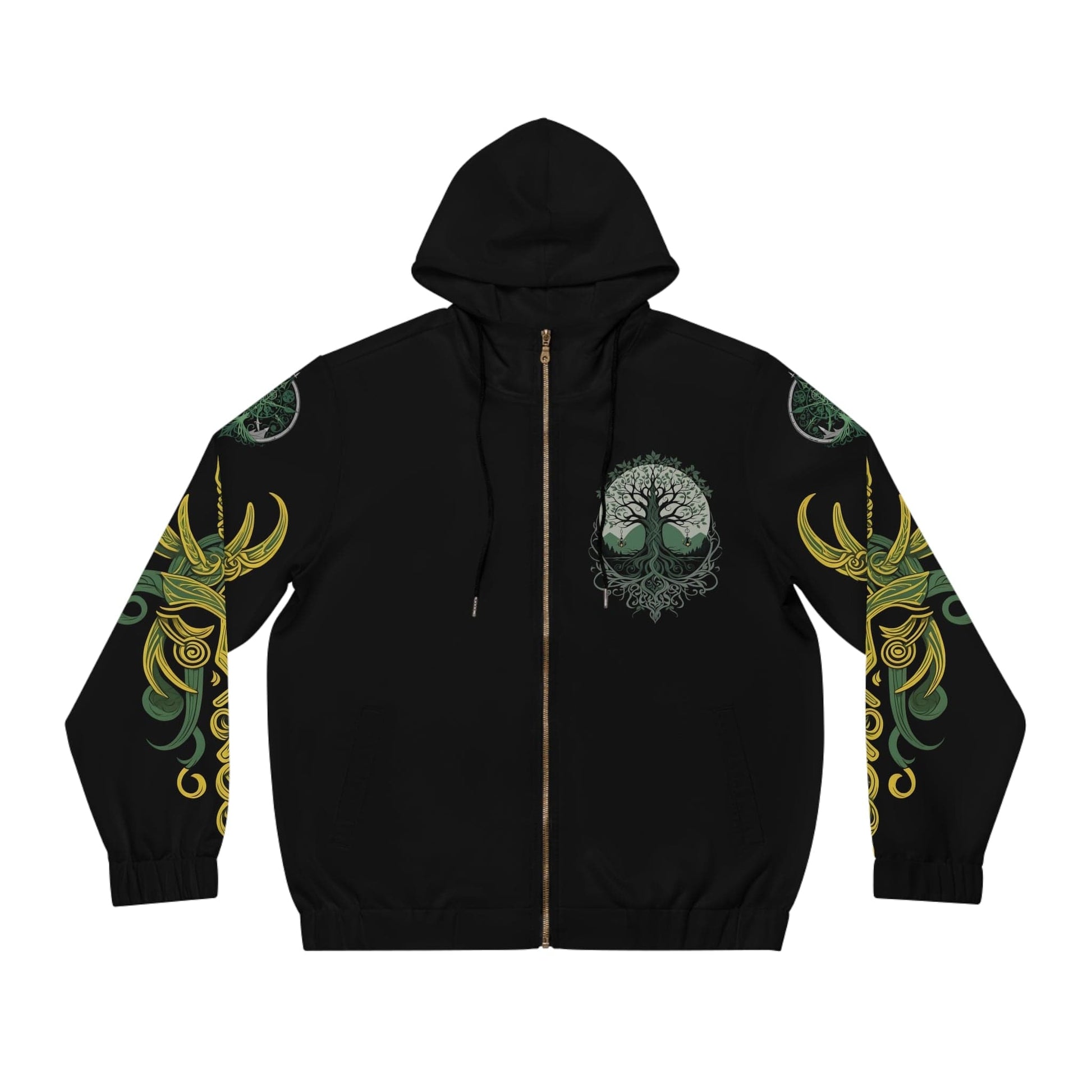 Dark Kult - The Northman Collection - Valkyrie - Men's Full-Zip Hoodie (AOP) Verdine Daniels