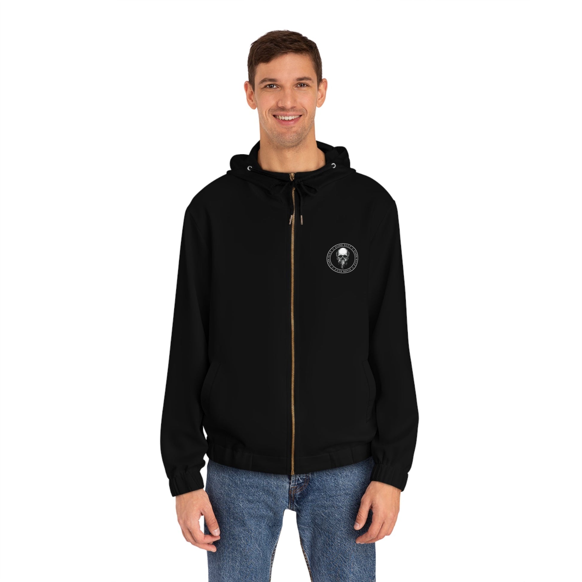 Dark Kult The Wolfman Men's Full-Zip Hoodie (AOP) Verdine Daniels