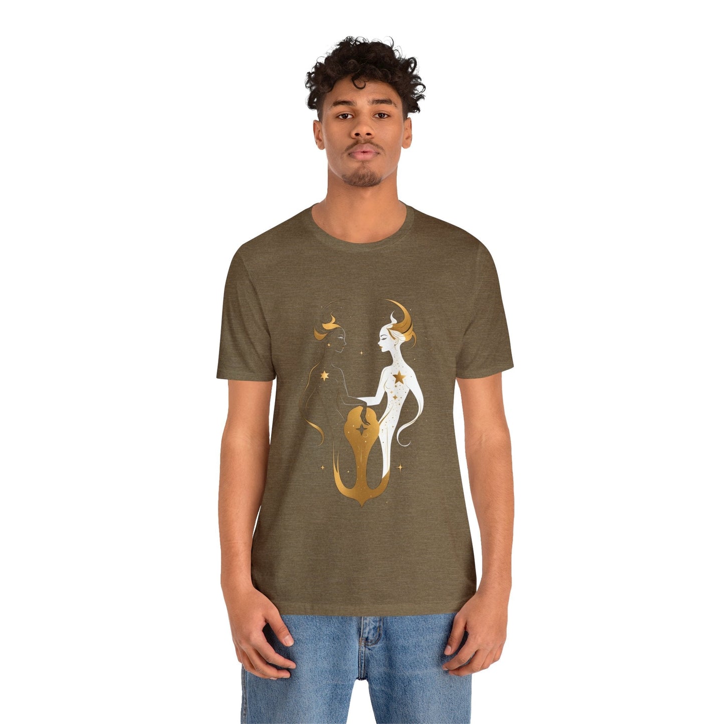 Dark Kult - Zodiac Collection - Gemini - Unisex Jersey Short Sleeve Tee Verdine Daniels