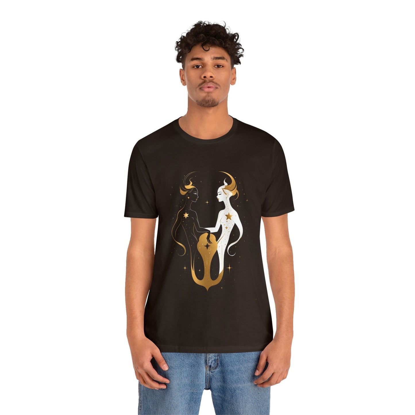 Dark Kult - Zodiac Collection - Gemini - Unisex Jersey Short Sleeve Tee Verdine Daniels