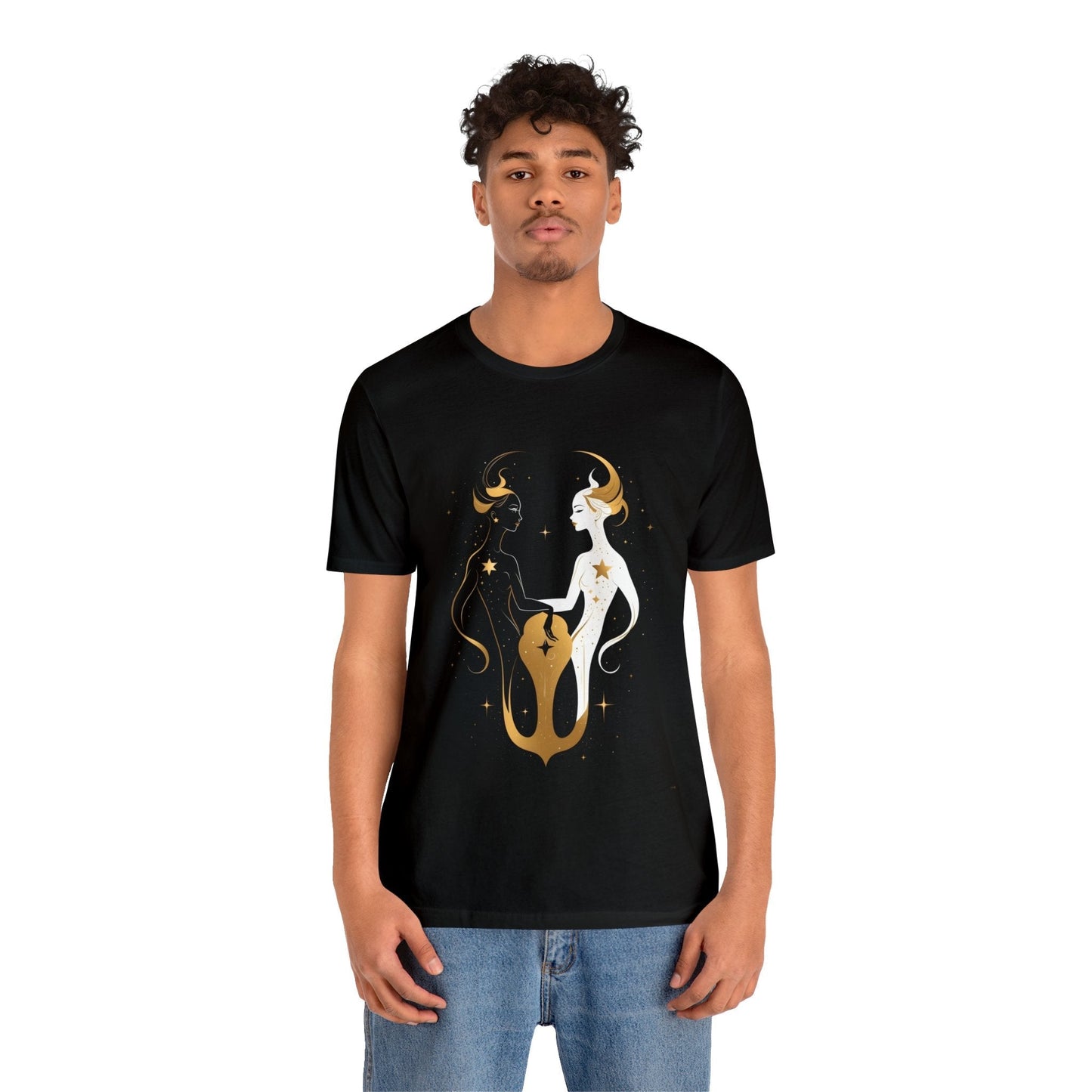Dark Kult - Zodiac Collection - Gemini - Unisex Jersey Short Sleeve Tee Verdine Daniels