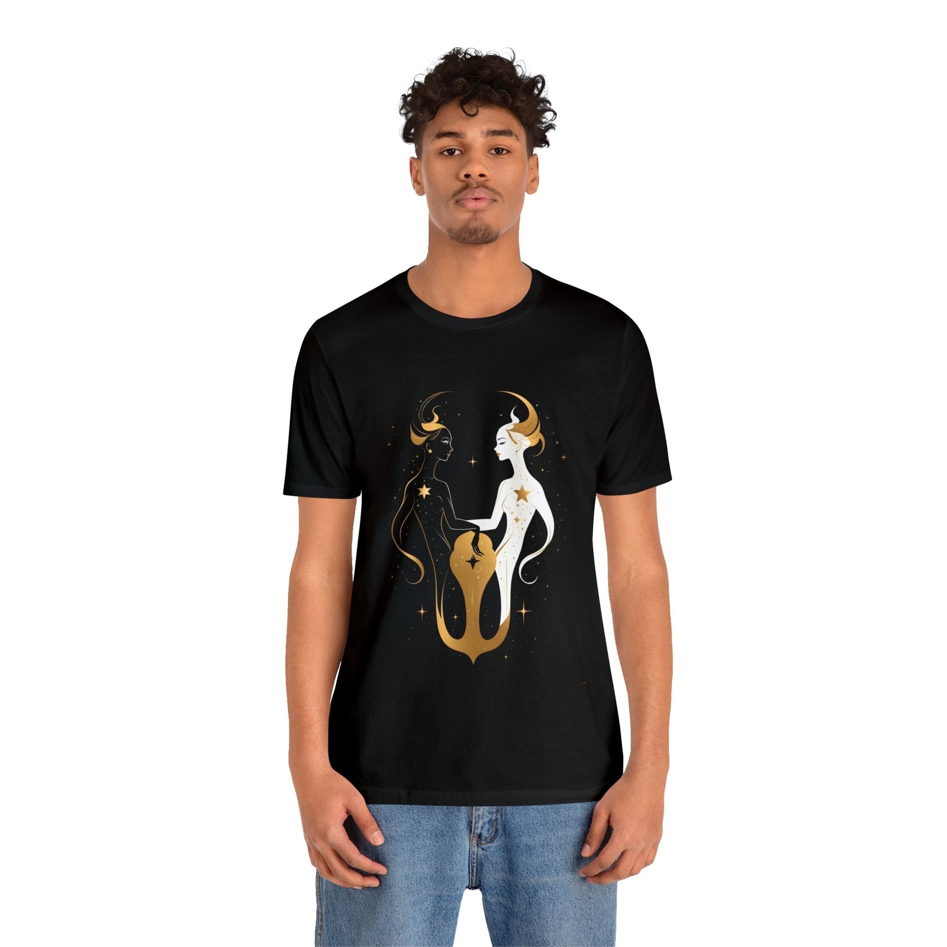 Dark Kult - Zodiac Collection - Gemini - Unisex Jersey Short Sleeve Tee Verdine Daniels