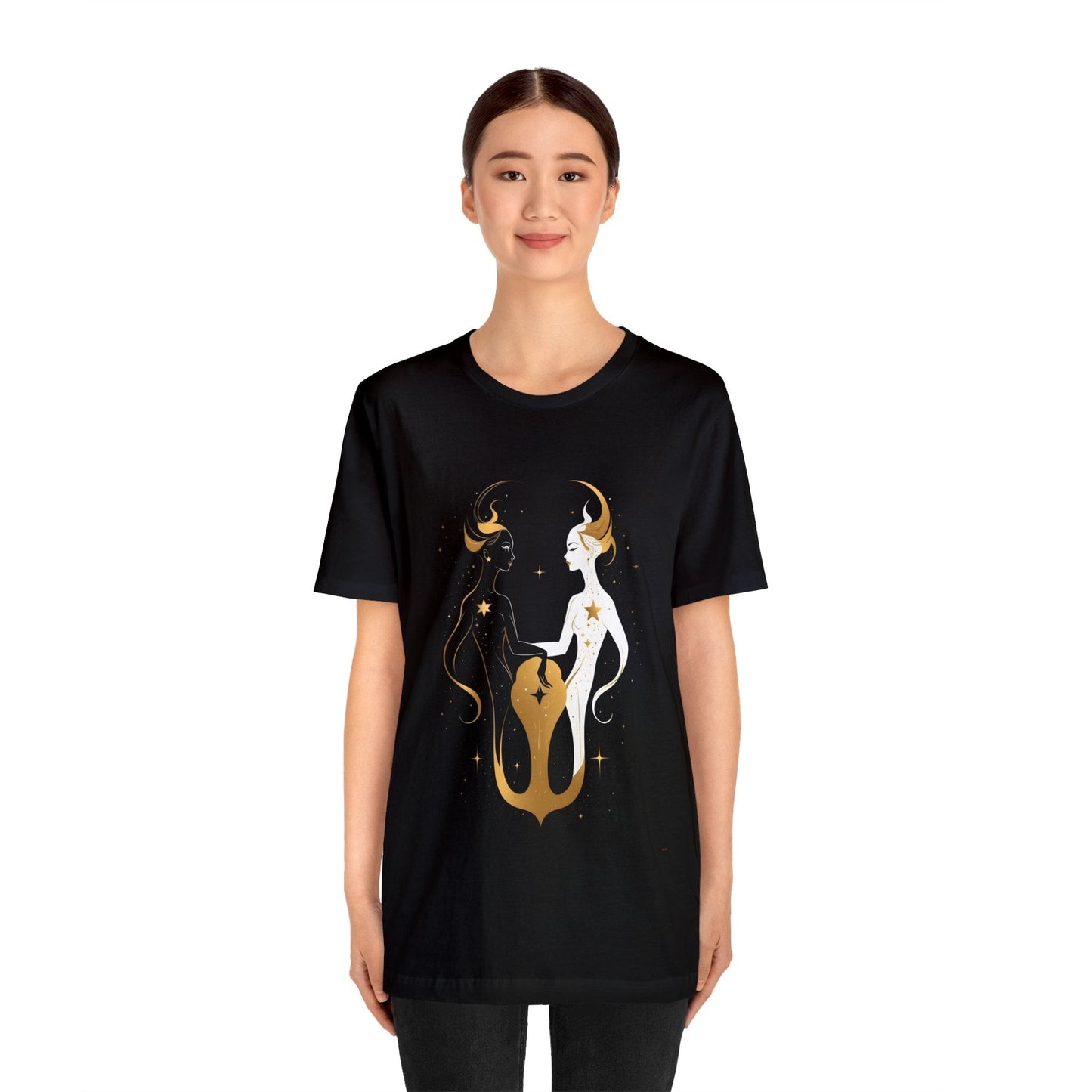Dark Kult - Zodiac Collection - Gemini - Unisex Jersey Short Sleeve Tee Verdine Daniels