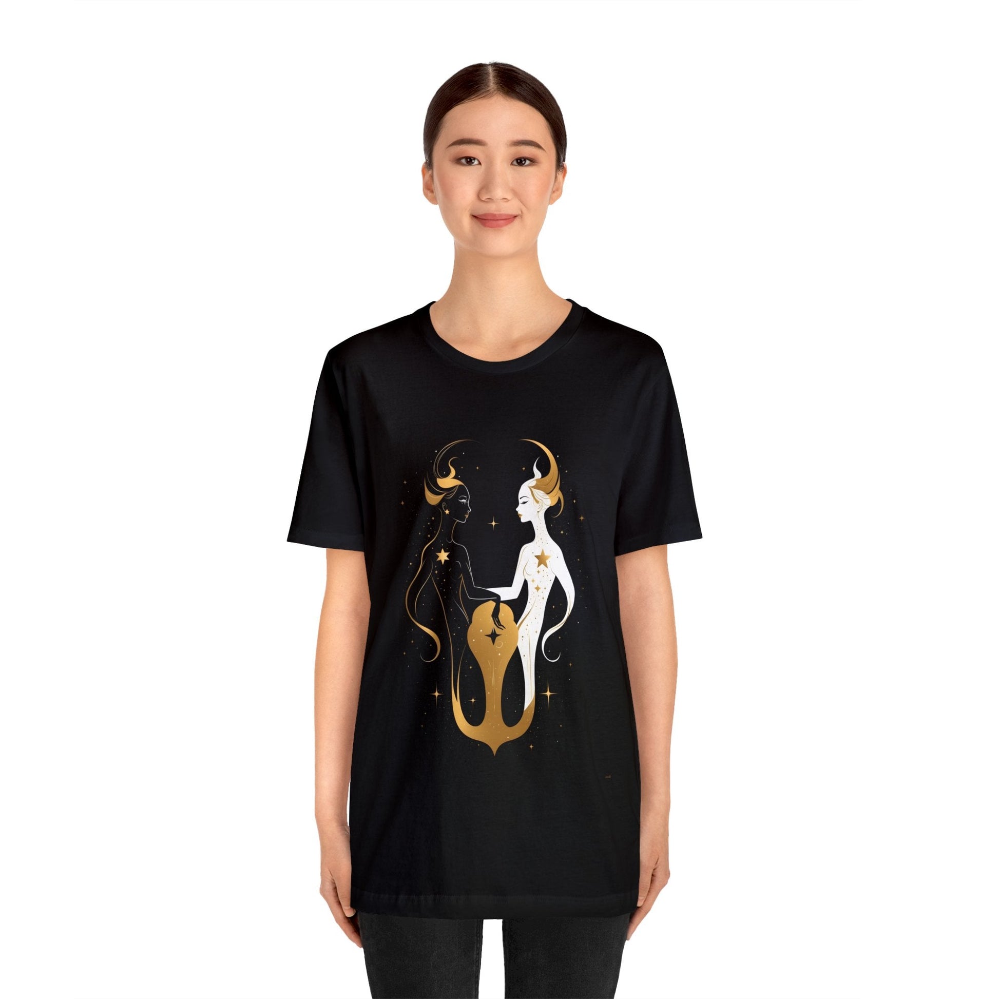 Dark Kult - Zodiac Collection - Gemini - Unisex Jersey Short Sleeve Tee Verdine Daniels