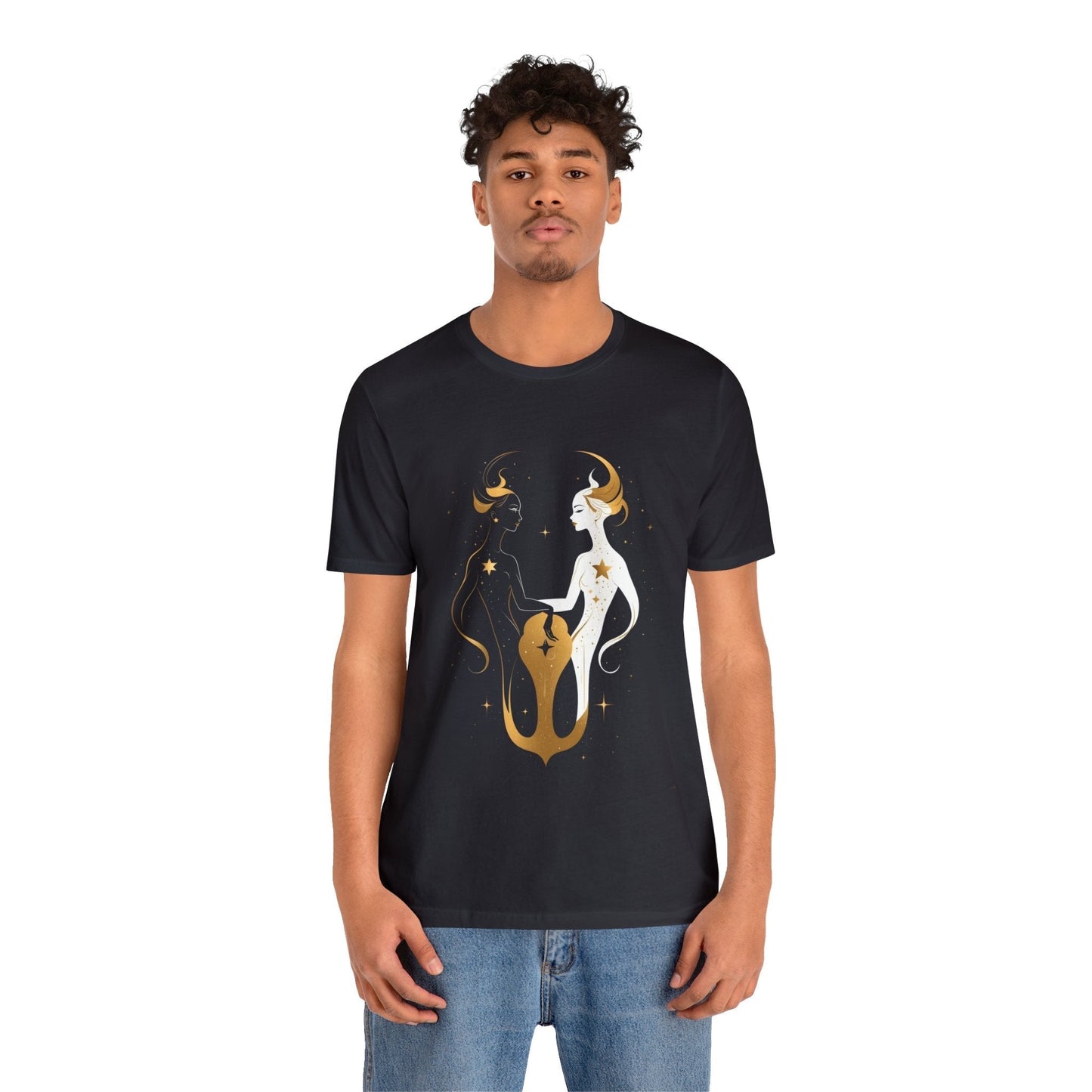 Dark Kult - Zodiac Collection - Gemini - Unisex Jersey Short Sleeve Tee Verdine Daniels