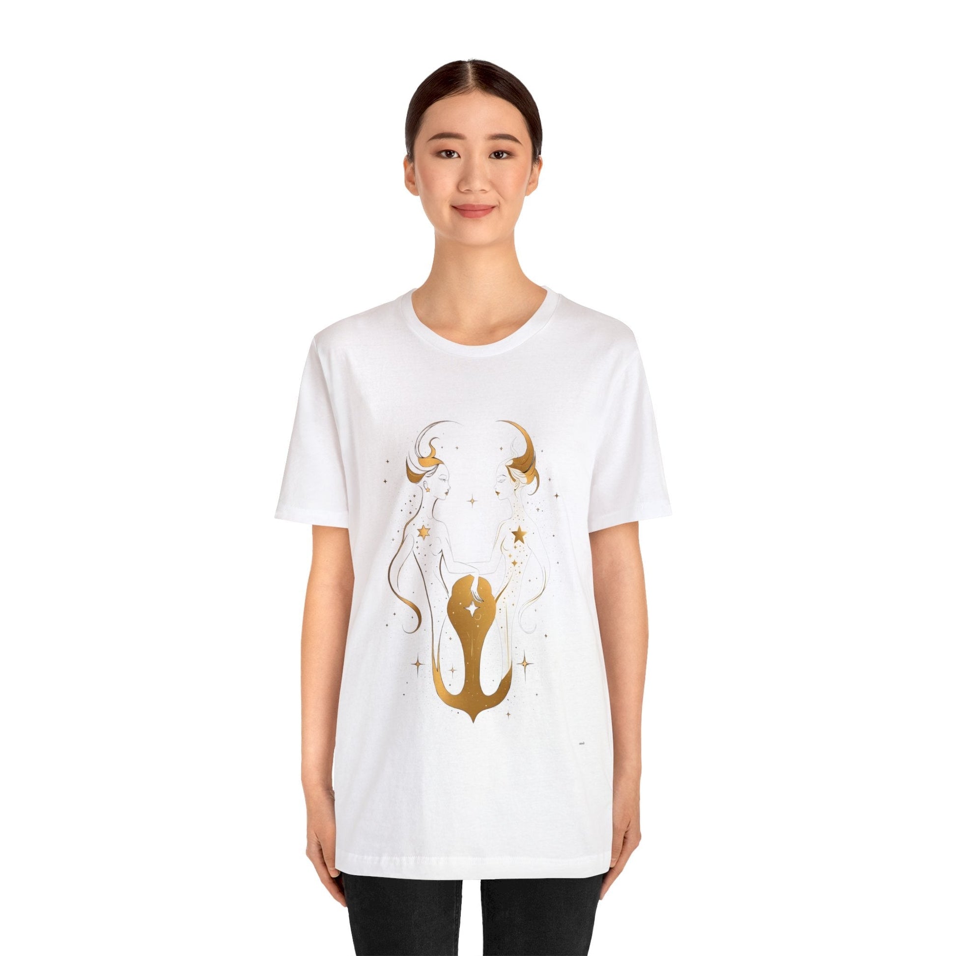 Dark Kult - Zodiac Collection - Gemini - Unisex Jersey Short Sleeve Tee Verdine Daniels