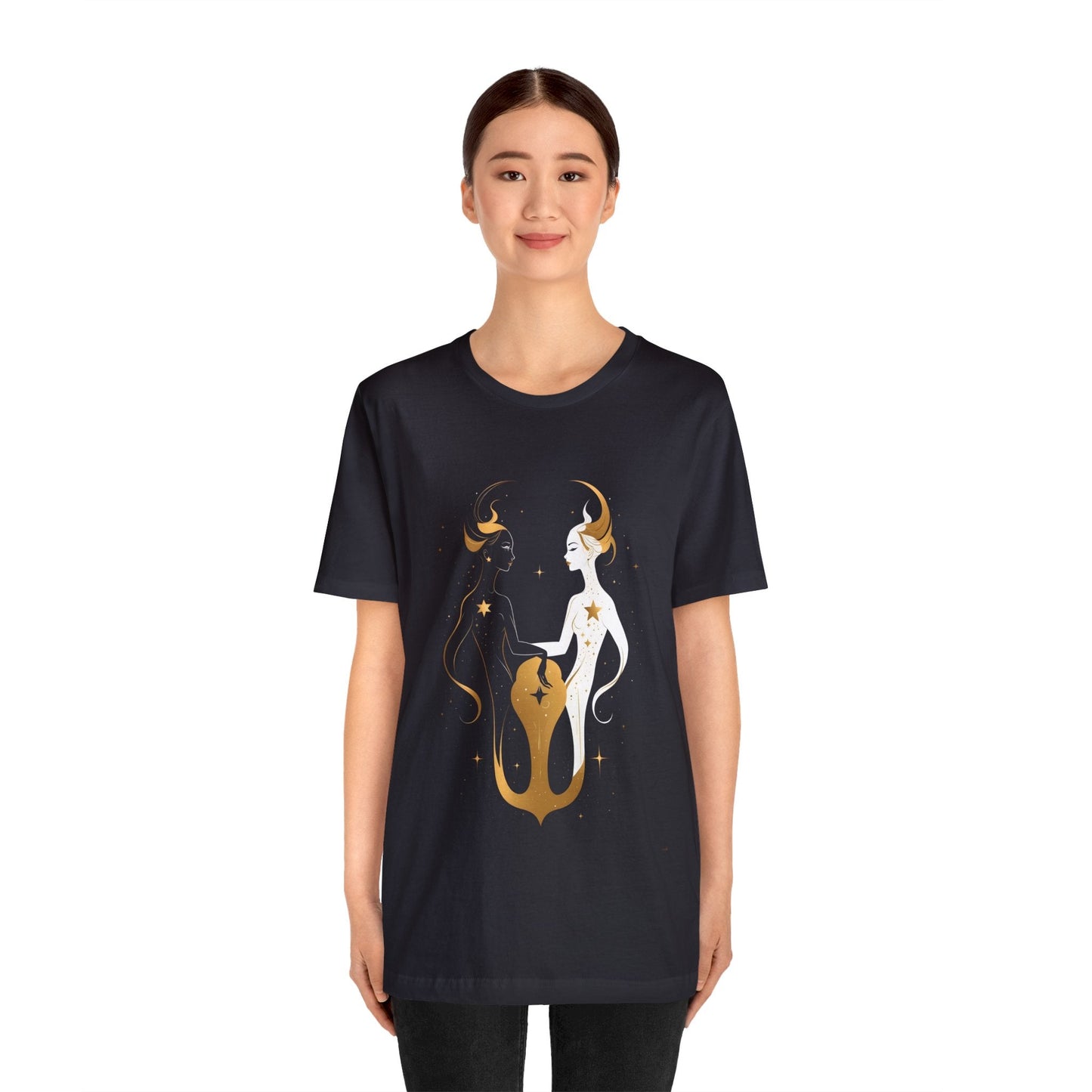 Dark Kult - Zodiac Collection - Gemini - Unisex Jersey Short Sleeve Tee Verdine Daniels