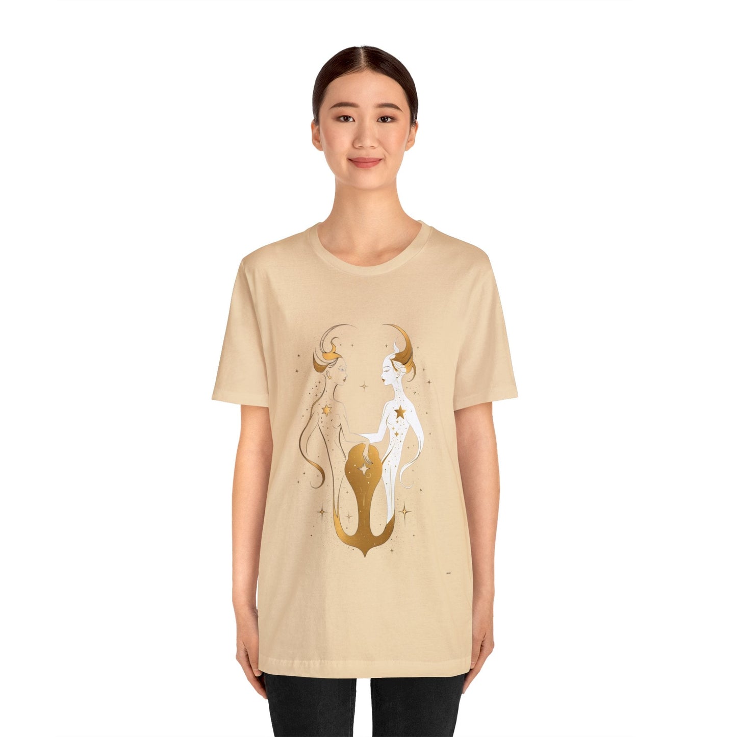 Dark Kult - Zodiac Collection - Gemini - Unisex Jersey Short Sleeve Tee Verdine Daniels