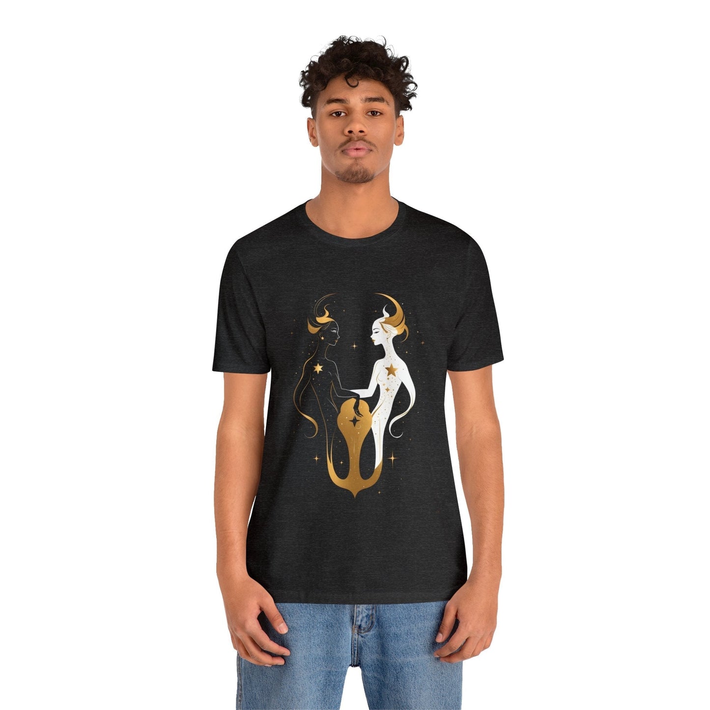 Dark Kult - Zodiac Collection - Gemini - Unisex Jersey Short Sleeve Tee Verdine Daniels