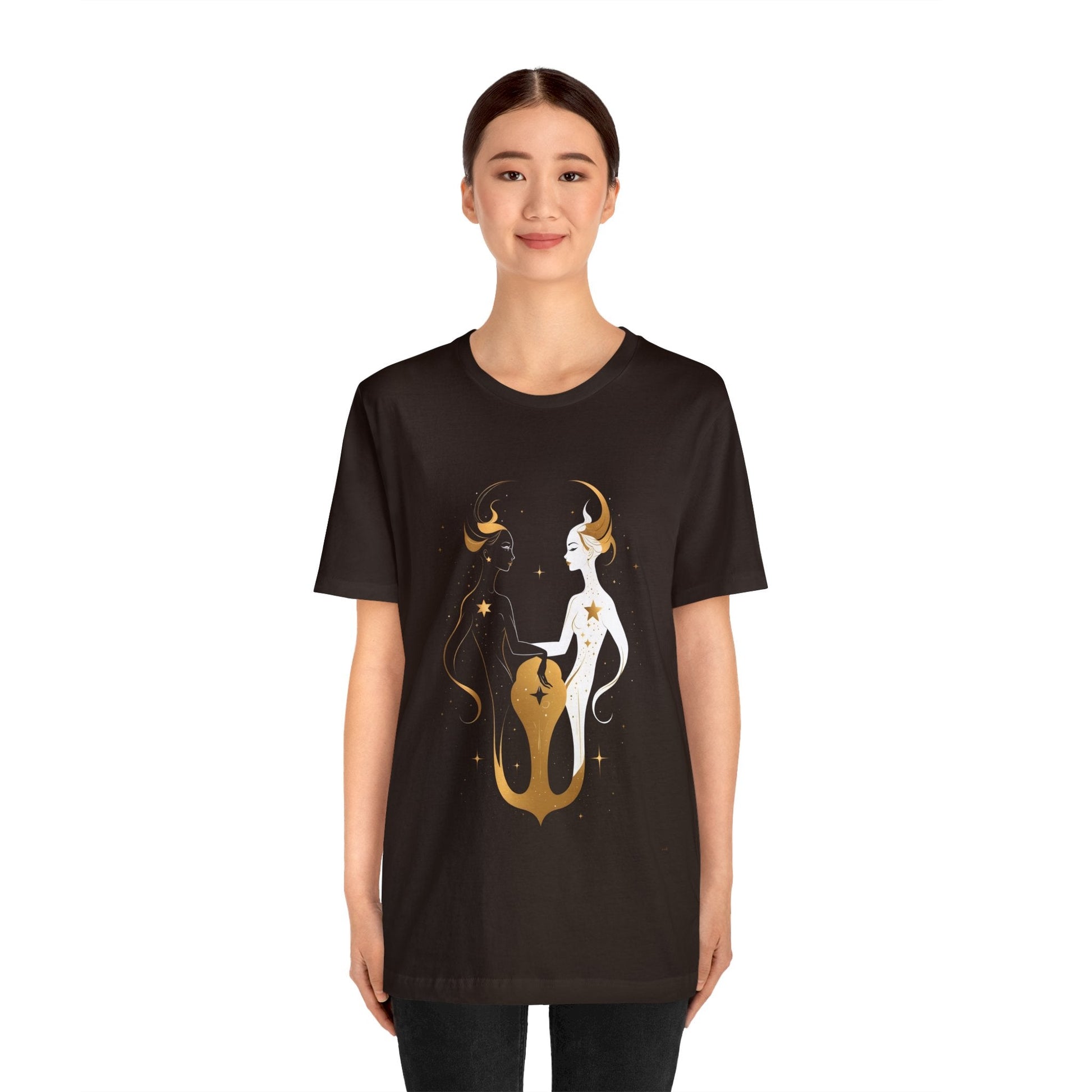 Dark Kult - Zodiac Collection - Gemini - Unisex Jersey Short Sleeve Tee Verdine Daniels
