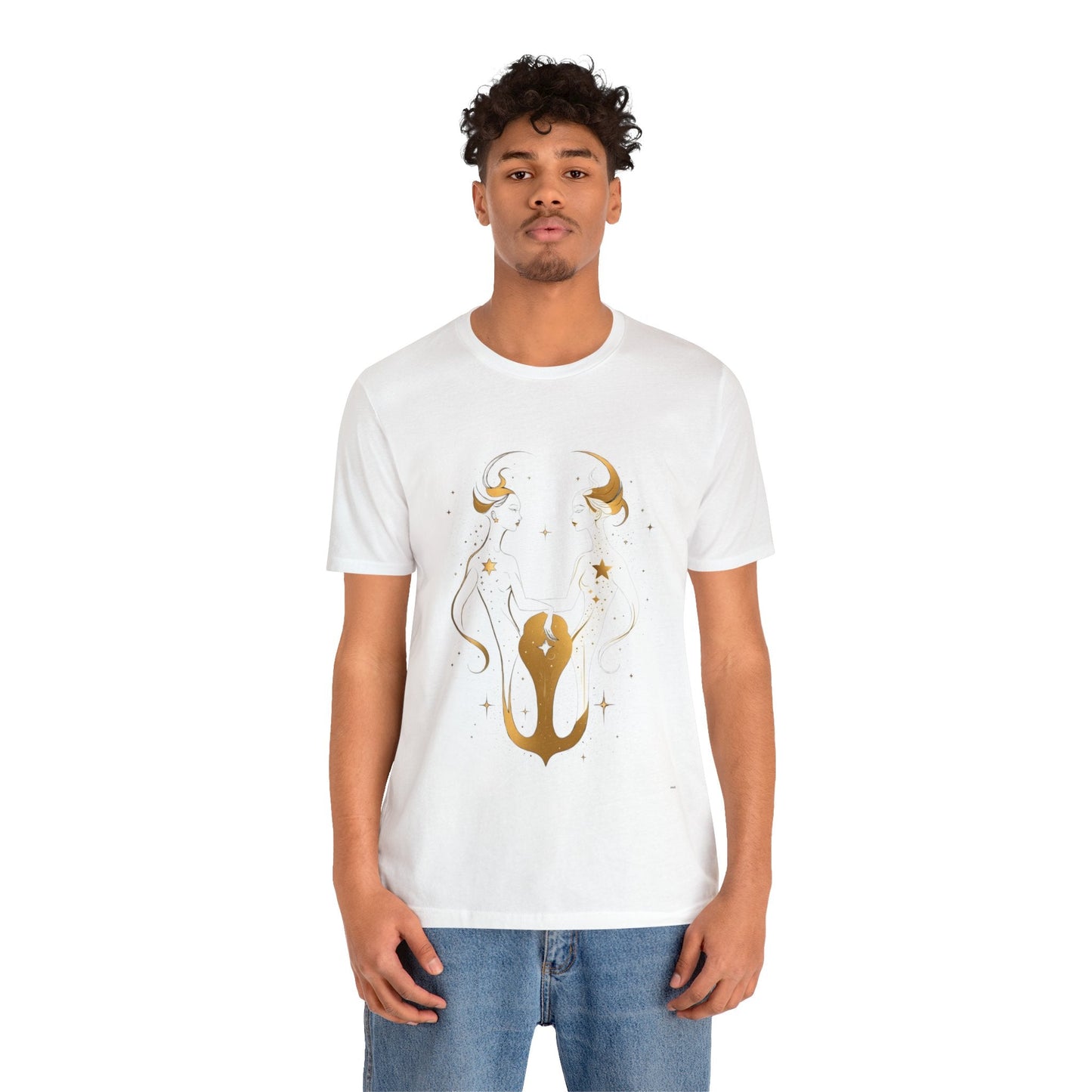 Dark Kult - Zodiac Collection - Gemini - Unisex Jersey Short Sleeve Tee Verdine Daniels