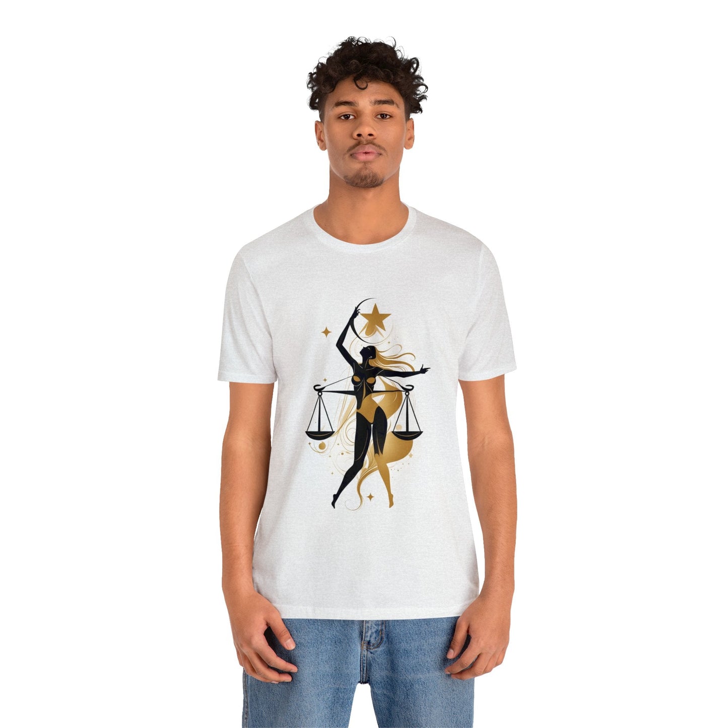 Dark Kult - Zodiac Collection - Libra - Unisex Jersey Short Sleeve Tee Verdine Daniels