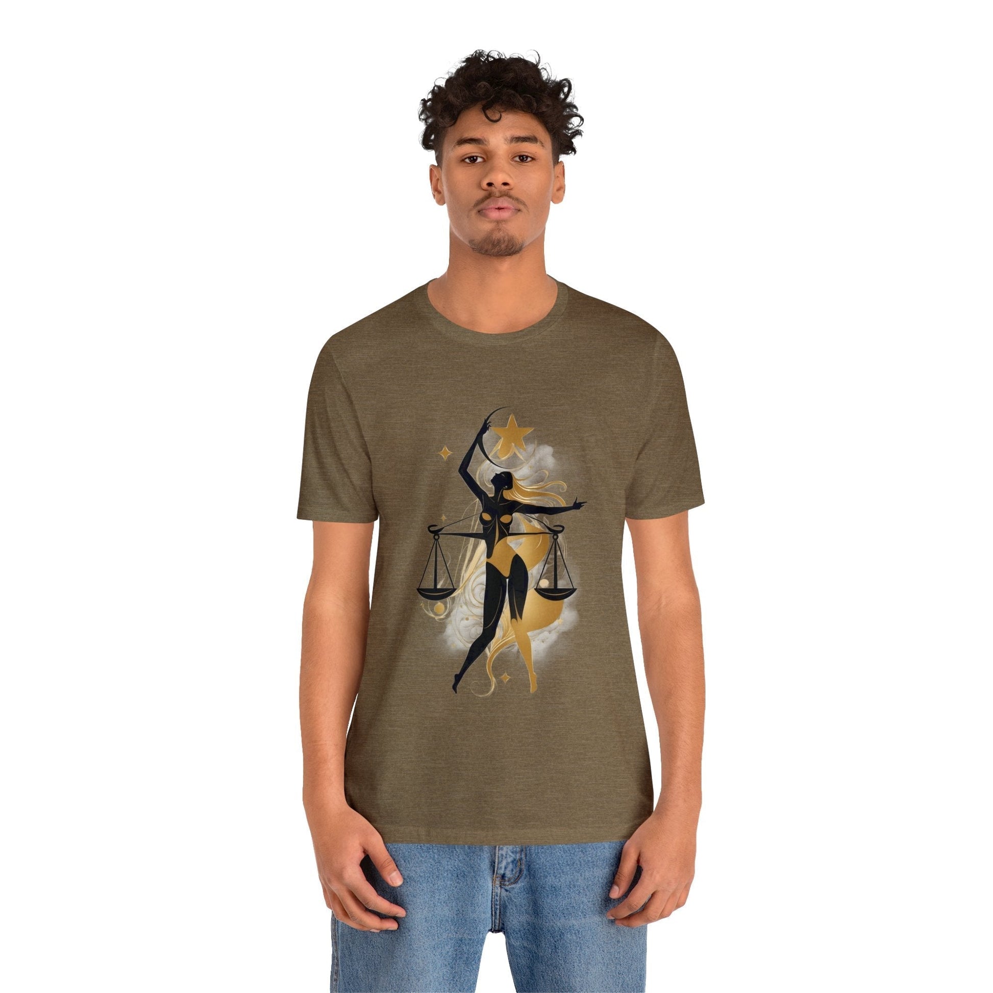 Dark Kult - Zodiac Collection - Libra - Unisex Jersey Short Sleeve Tee Verdine Daniels