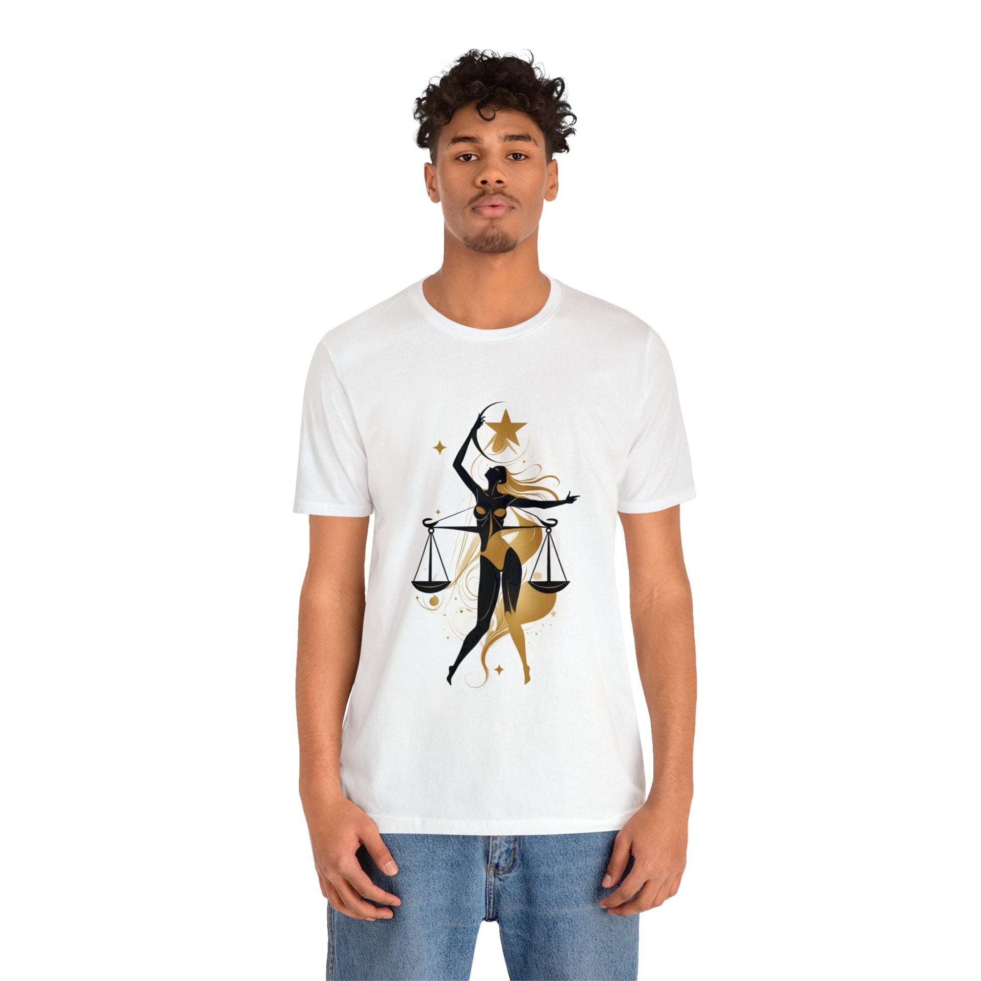 Dark Kult - Zodiac Collection - Libra - Unisex Jersey Short Sleeve Tee Verdine Daniels