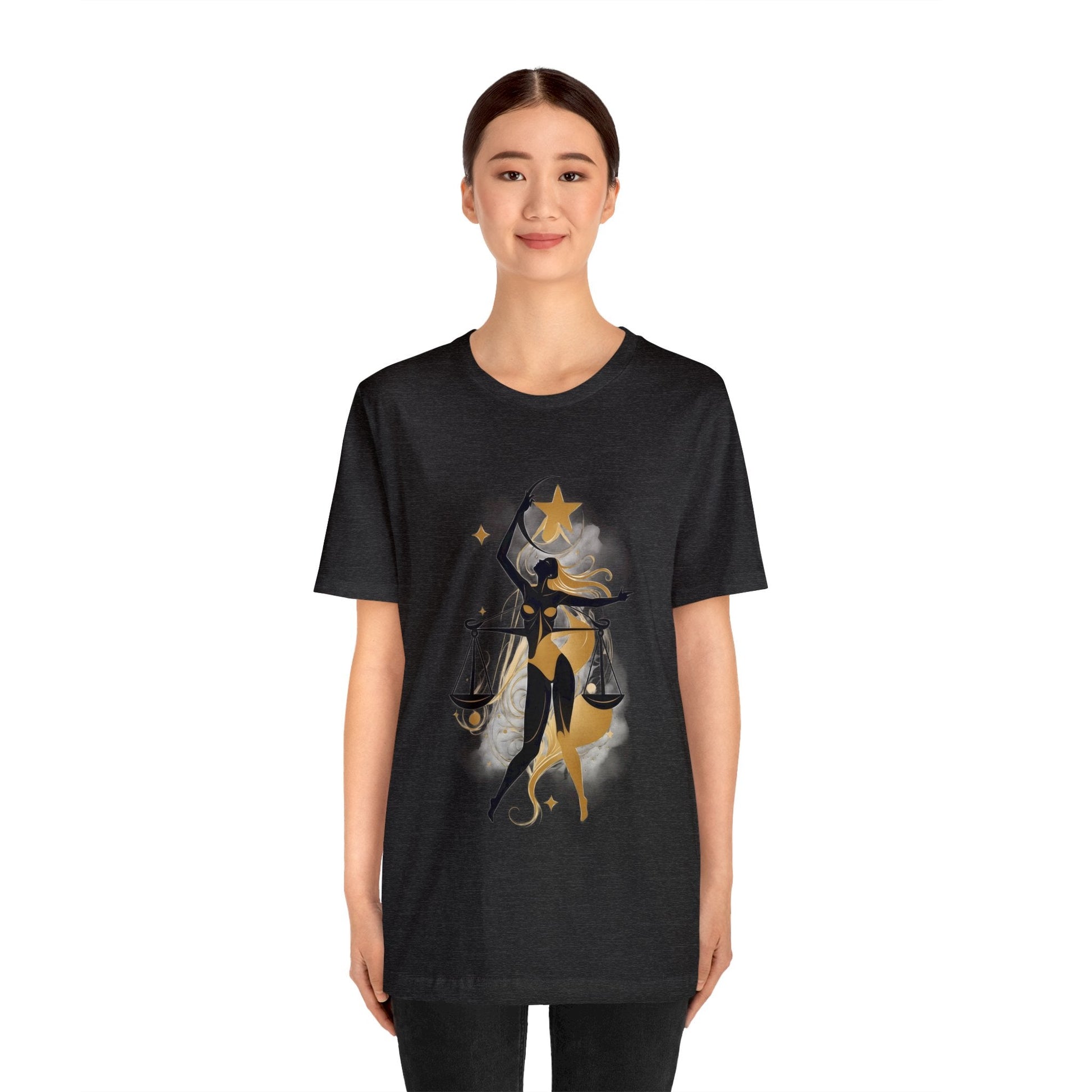 Dark Kult - Zodiac Collection - Libra - Unisex Jersey Short Sleeve Tee Verdine Daniels