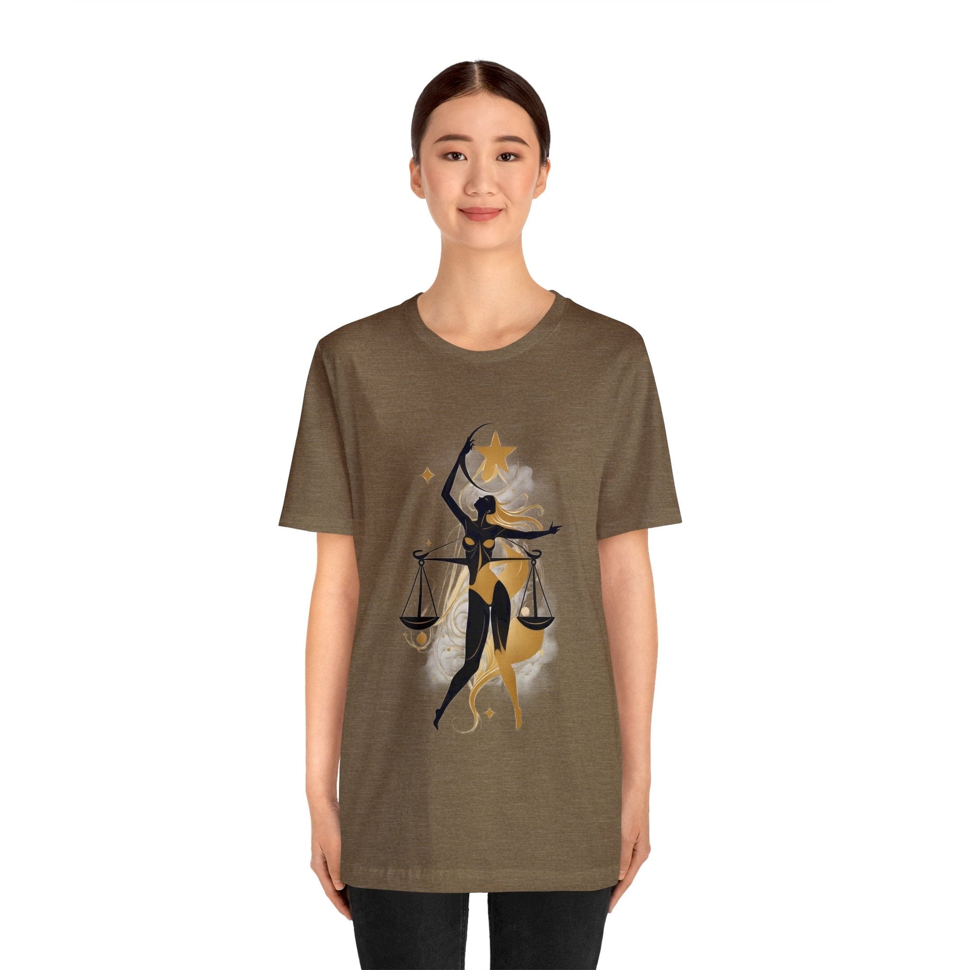 Dark Kult - Zodiac Collection - Libra - Unisex Jersey Short Sleeve Tee Verdine Daniels