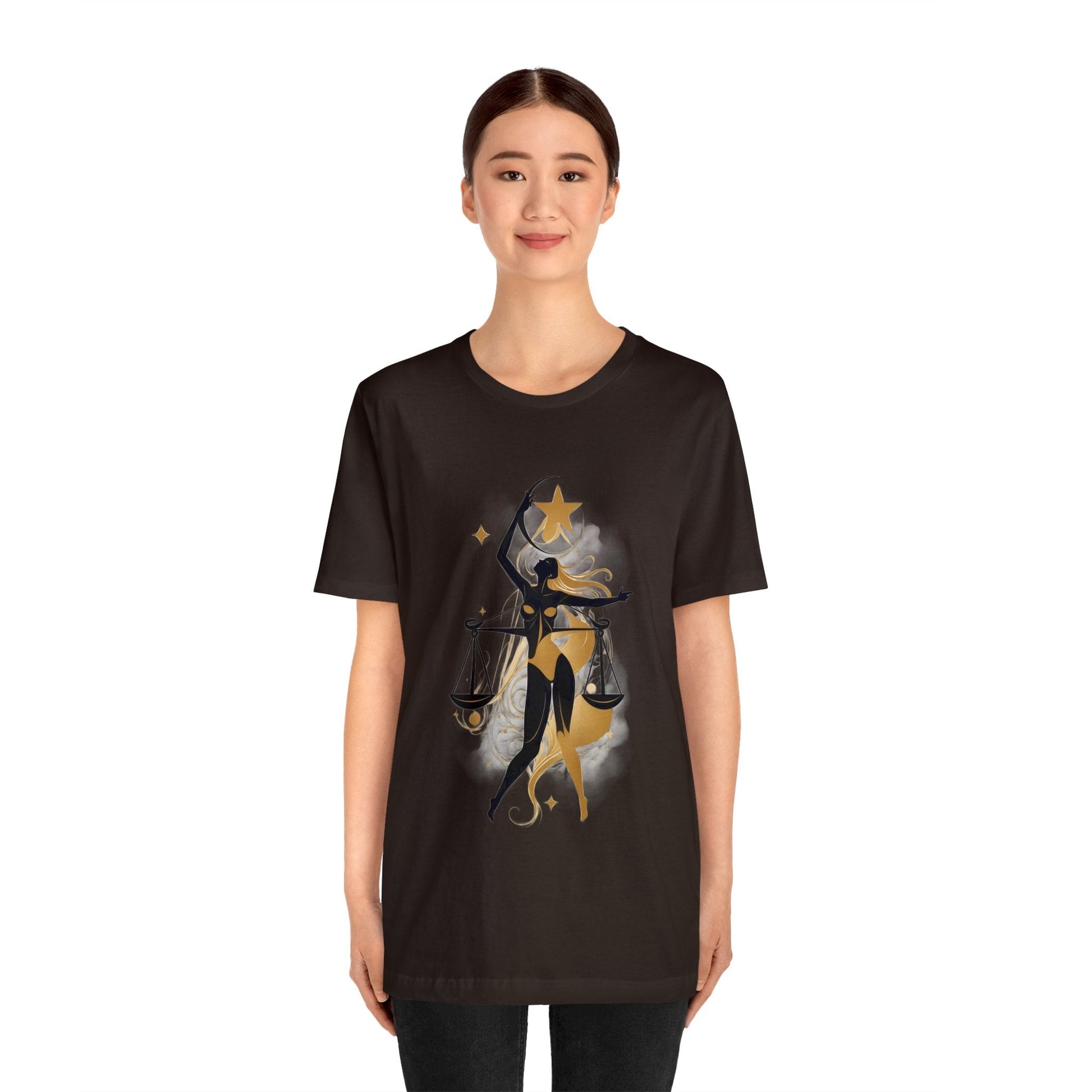 Dark Kult - Zodiac Collection - Libra - Unisex Jersey Short Sleeve Tee Verdine Daniels