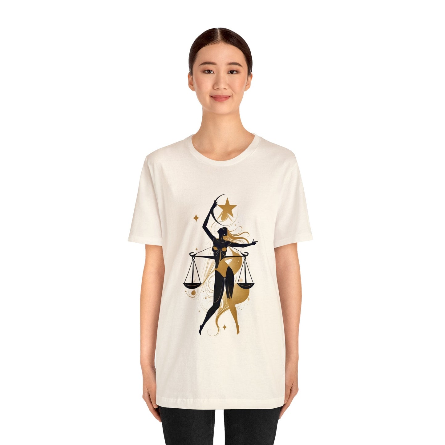 Dark Kult - Zodiac Collection - Libra - Unisex Jersey Short Sleeve Tee Verdine Daniels