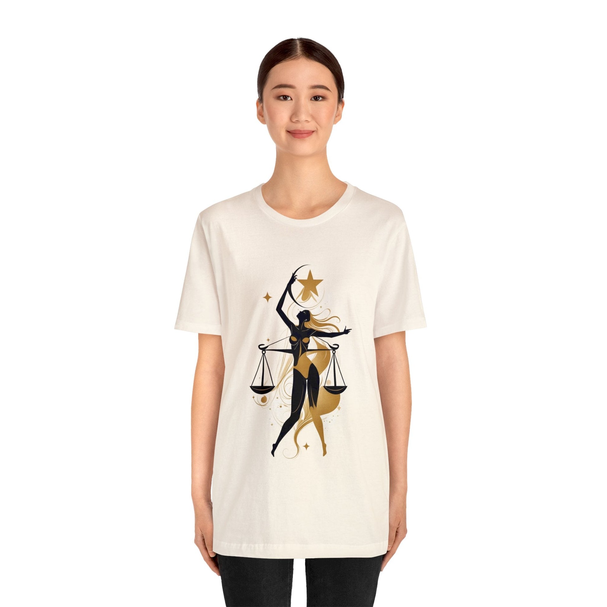 Dark Kult - Zodiac Collection - Libra - Unisex Jersey Short Sleeve Tee Verdine Daniels