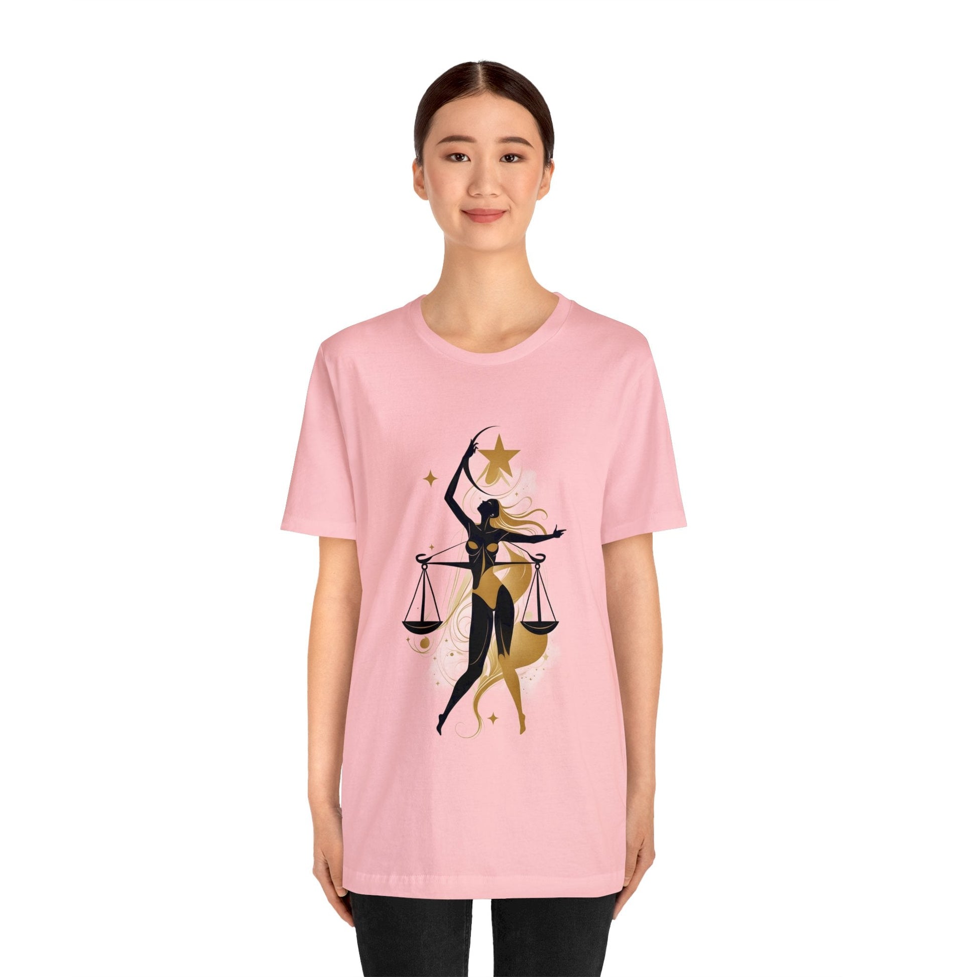 Dark Kult - Zodiac Collection - Libra - Unisex Jersey Short Sleeve Tee Verdine Daniels