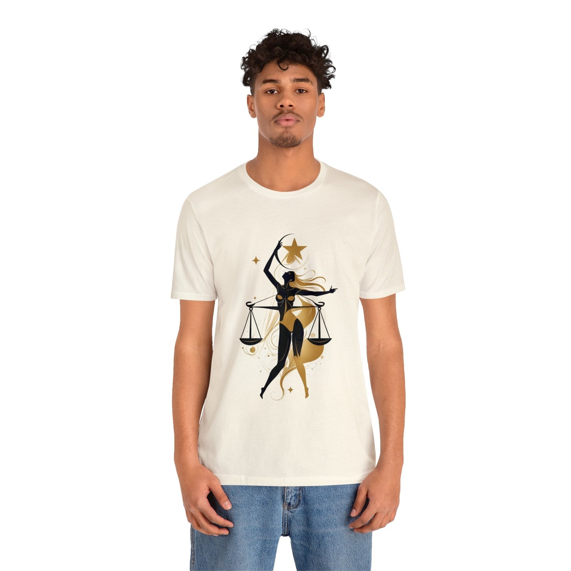 Dark Kult - Zodiac Collection - Libra - Unisex Jersey Short Sleeve Tee Verdine Daniels