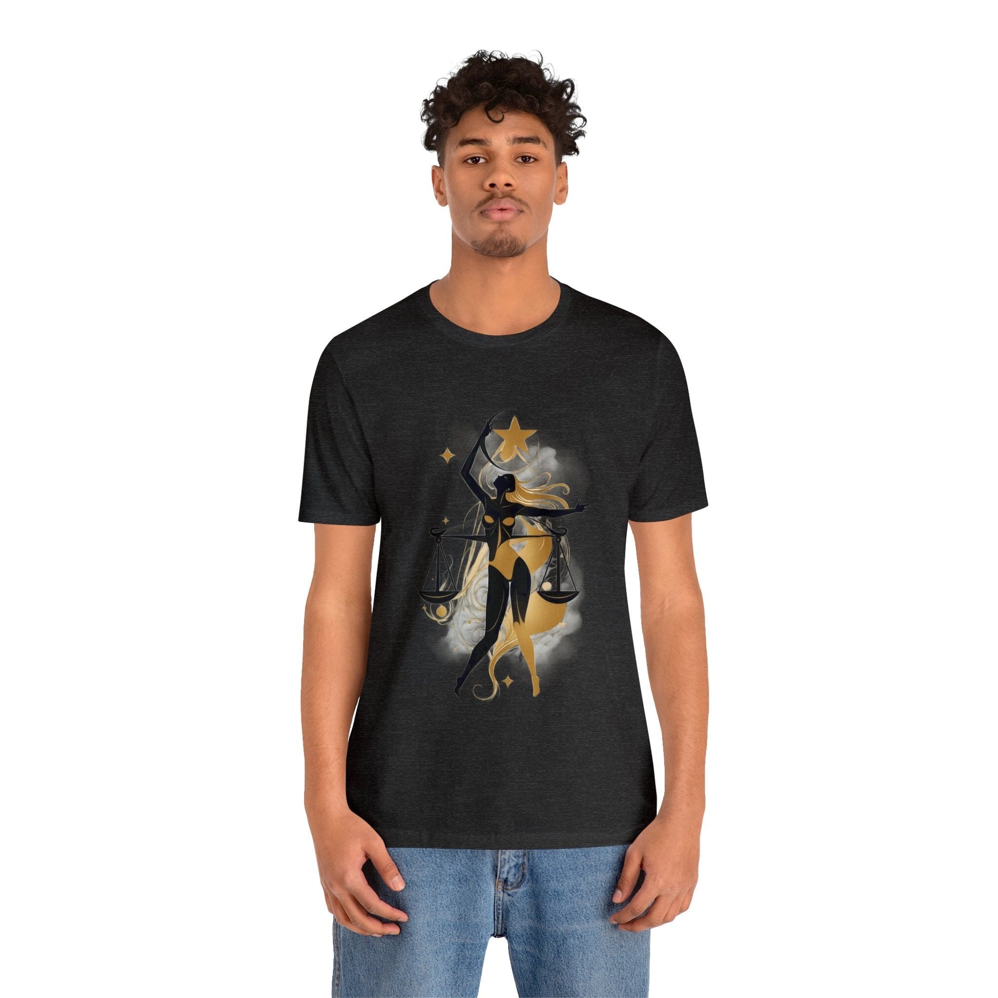 Dark Kult - Zodiac Collection - Libra - Unisex Jersey Short Sleeve Tee Verdine Daniels