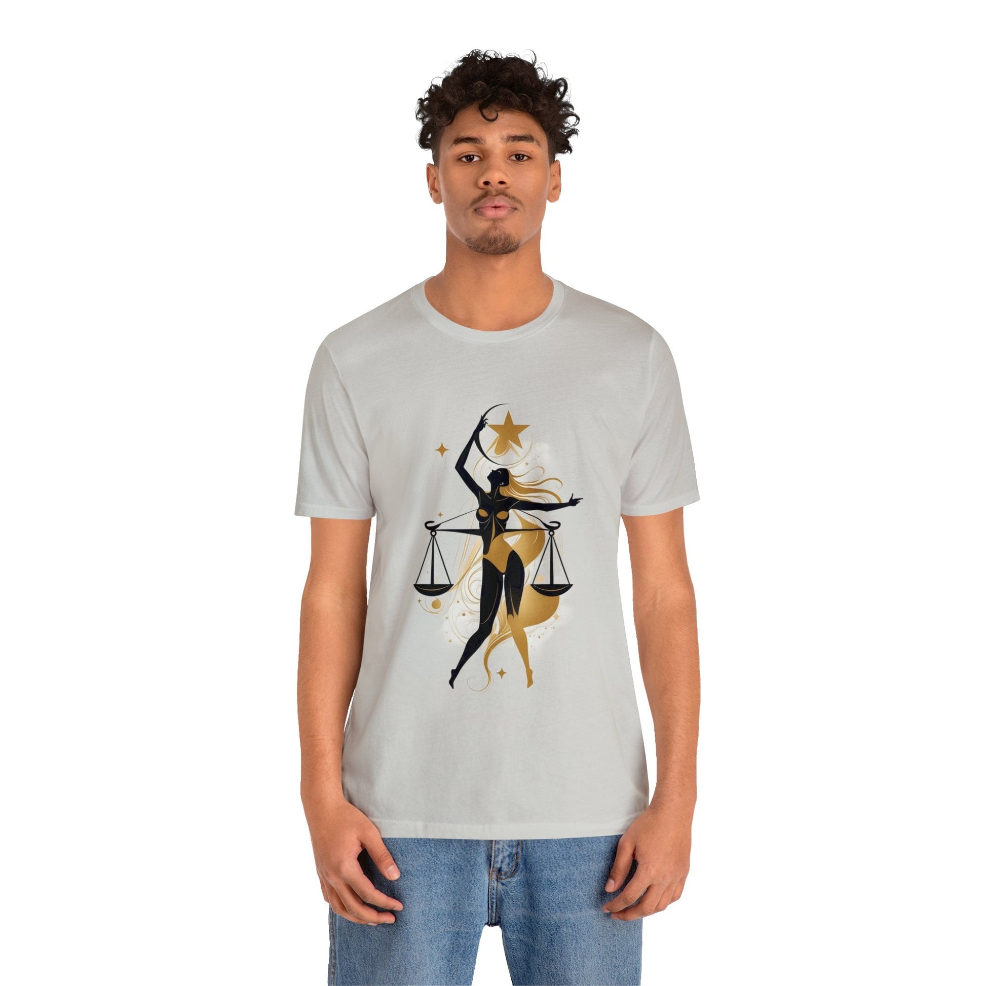 Dark Kult - Zodiac Collection - Libra - Unisex Jersey Short Sleeve Tee Verdine Daniels