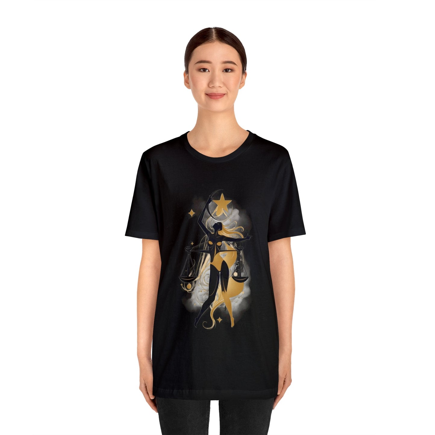Dark Kult - Zodiac Collection - Libra - Unisex Jersey Short Sleeve Tee Verdine Daniels