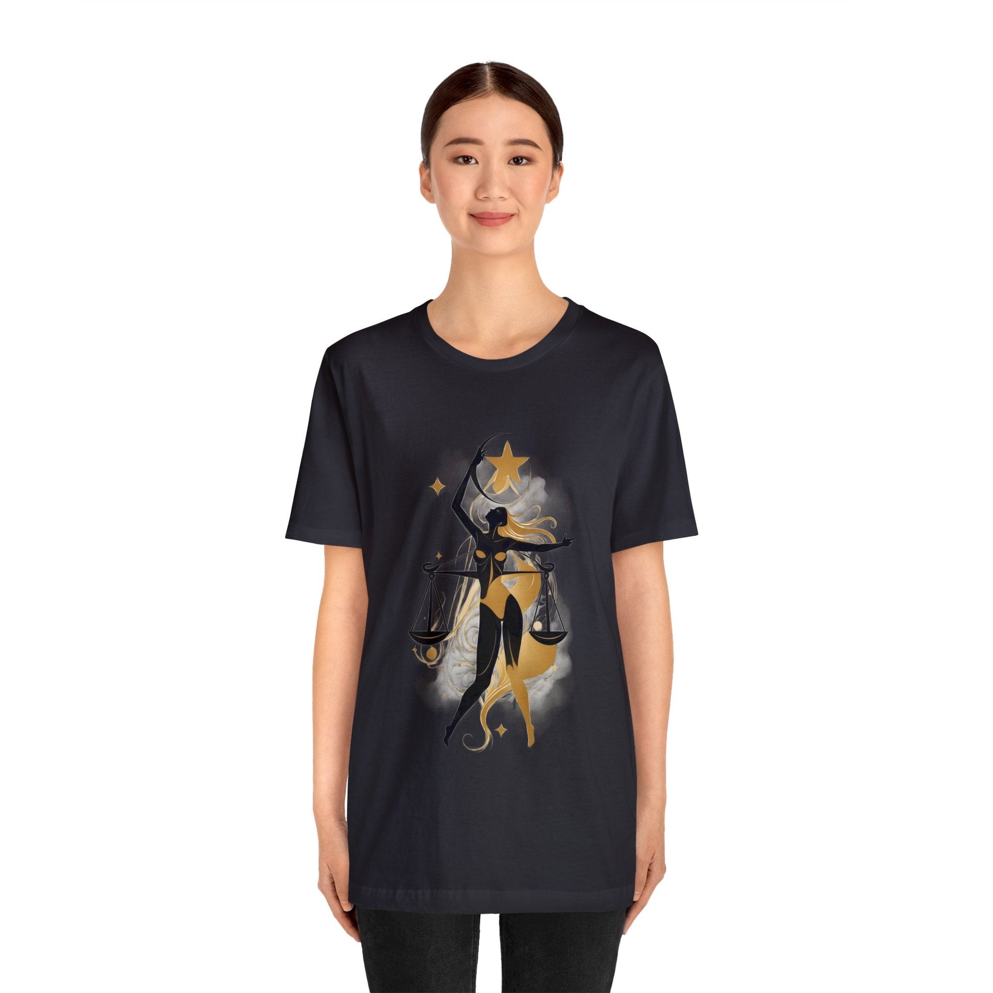 Dark Kult - Zodiac Collection - Libra - Unisex Jersey Short Sleeve Tee Verdine Daniels