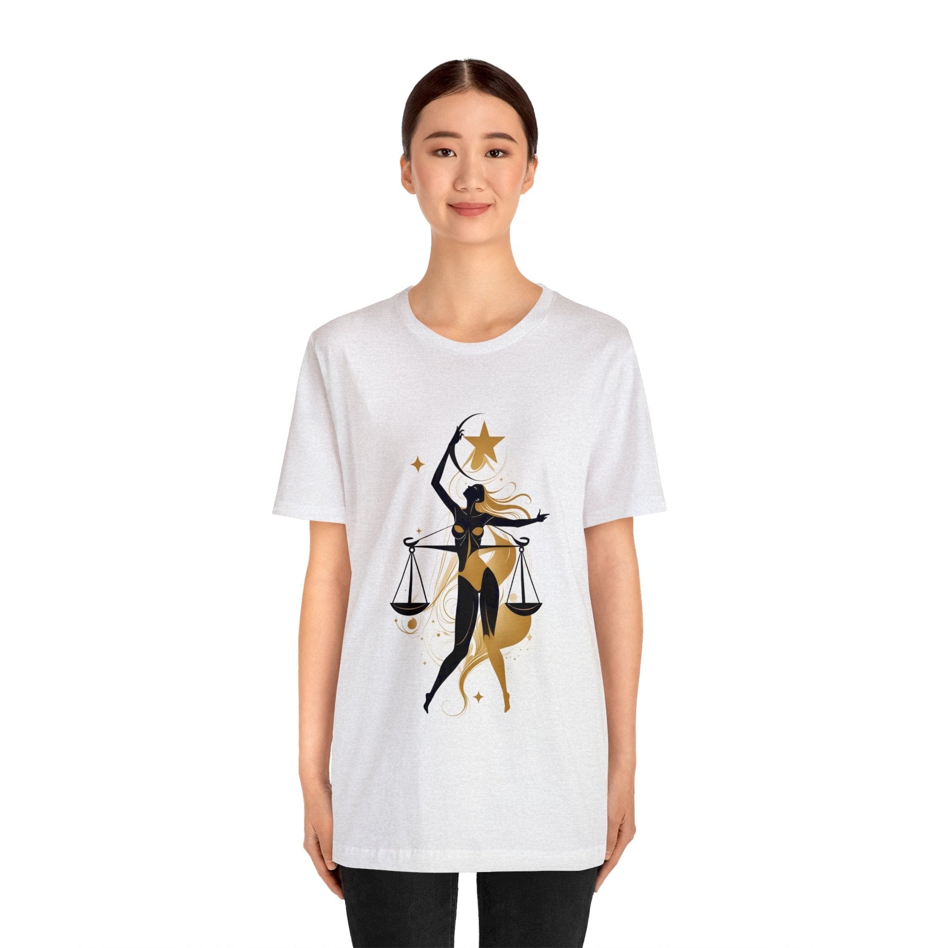 Dark Kult - Zodiac Collection - Libra - Unisex Jersey Short Sleeve Tee Verdine Daniels