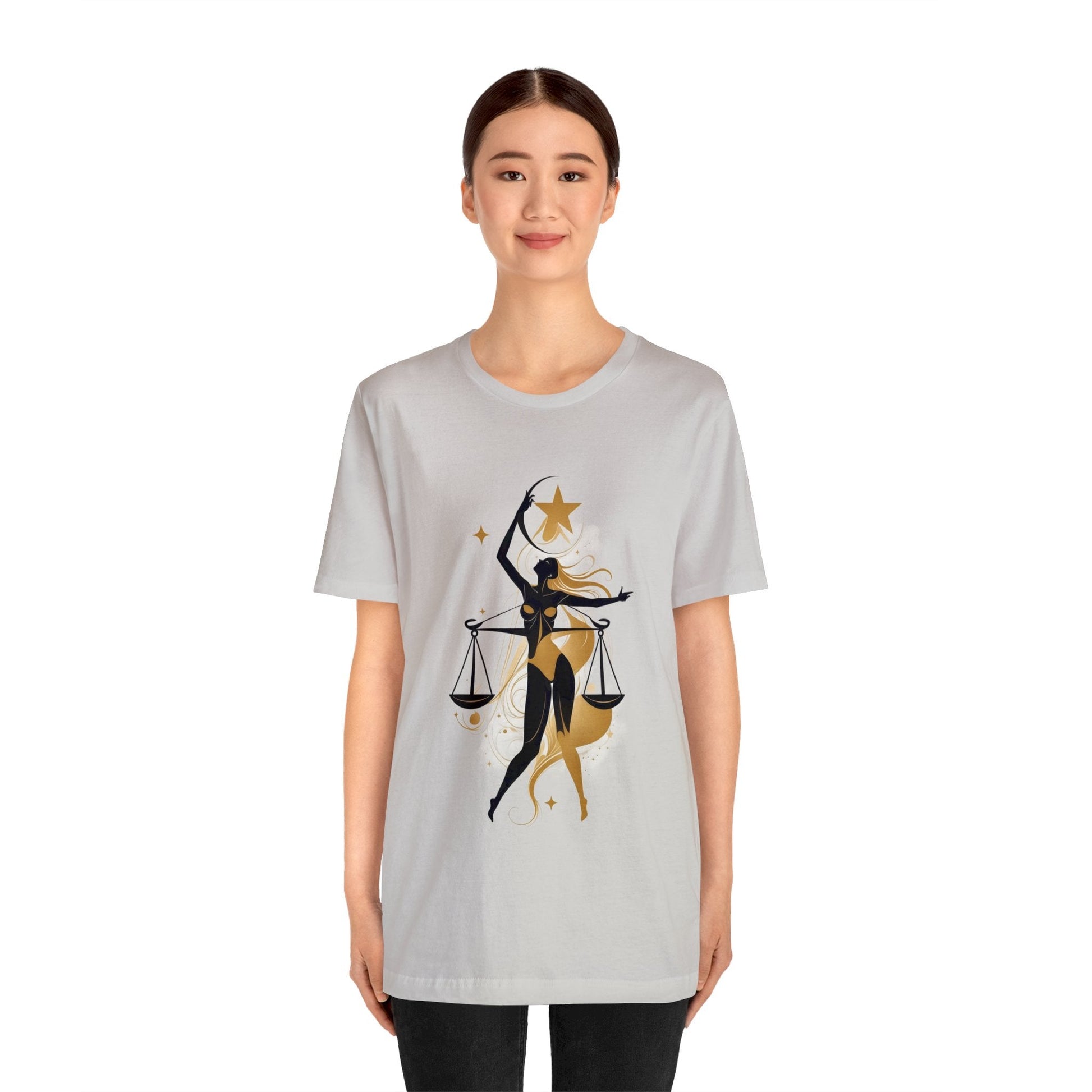 Dark Kult - Zodiac Collection - Libra - Unisex Jersey Short Sleeve Tee Verdine Daniels