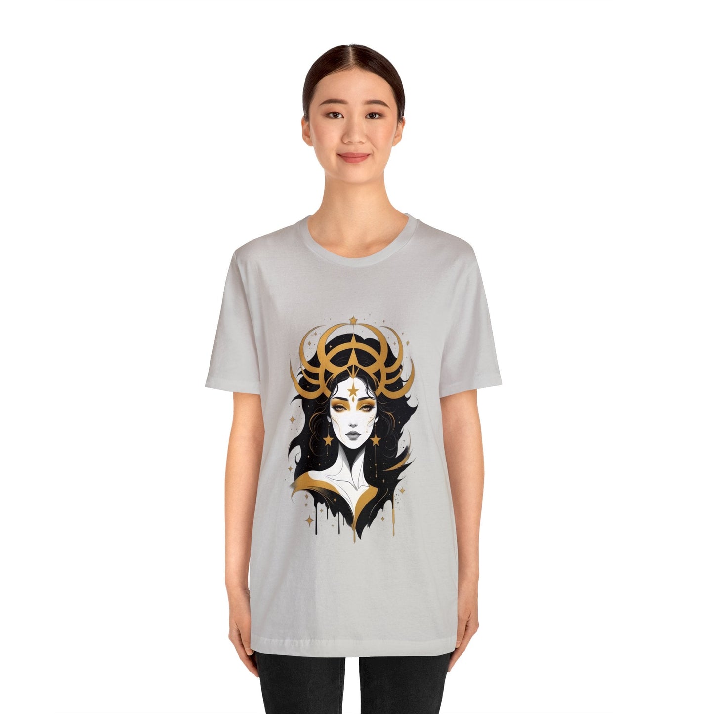 Dark Kult - Zodiac Collection - Virgo - Unisex Jersey Short Sleeve Tee Verdine Daniels