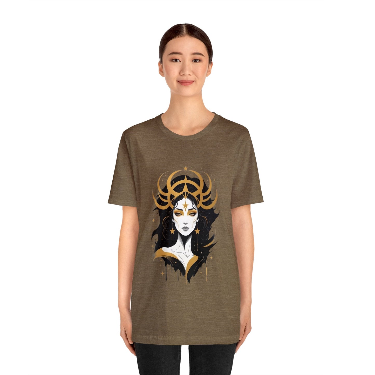 Dark Kult - Zodiac Collection - Virgo - Unisex Jersey Short Sleeve Tee Verdine Daniels