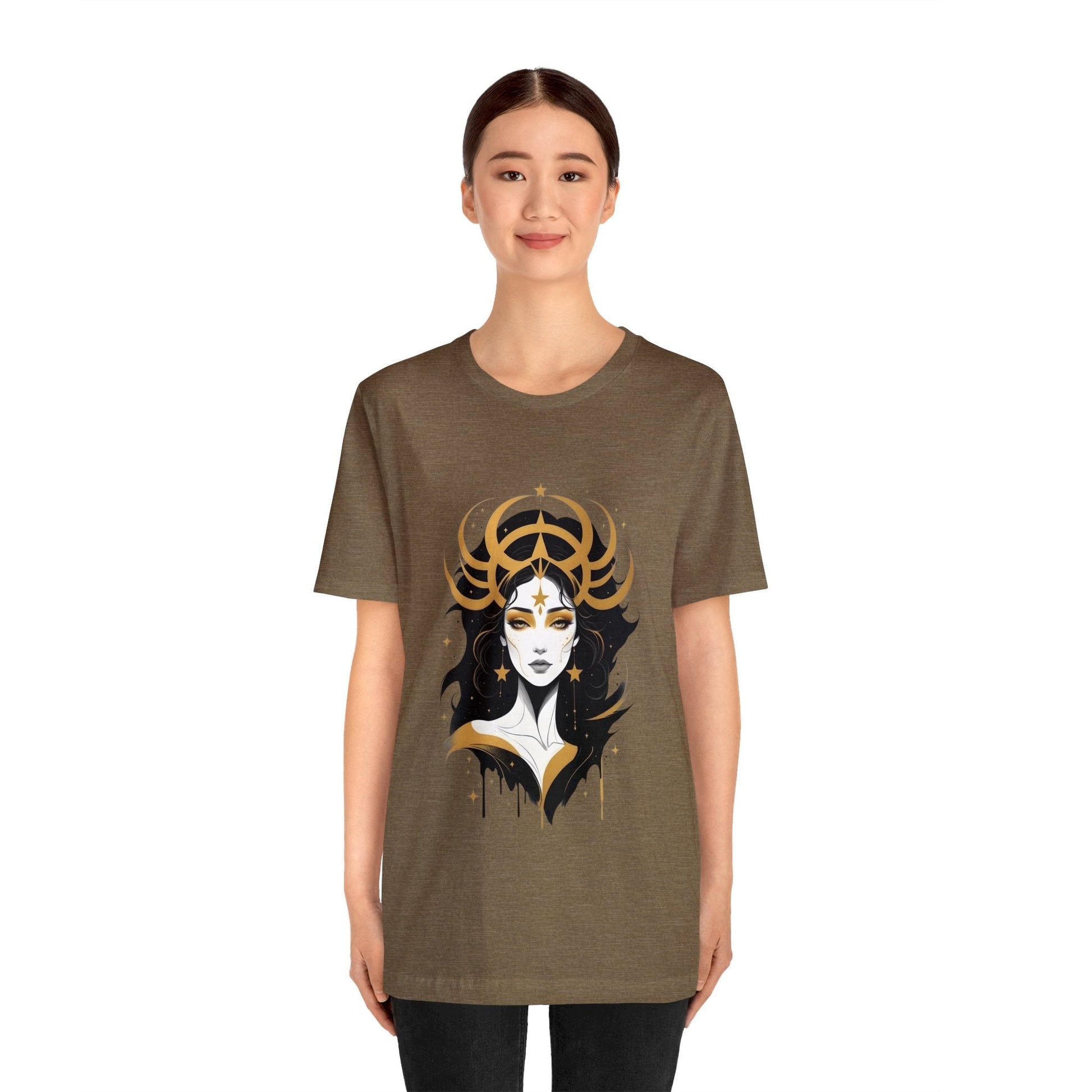 Dark Kult - Zodiac Collection - Virgo - Unisex Jersey Short Sleeve Tee Verdine Daniels