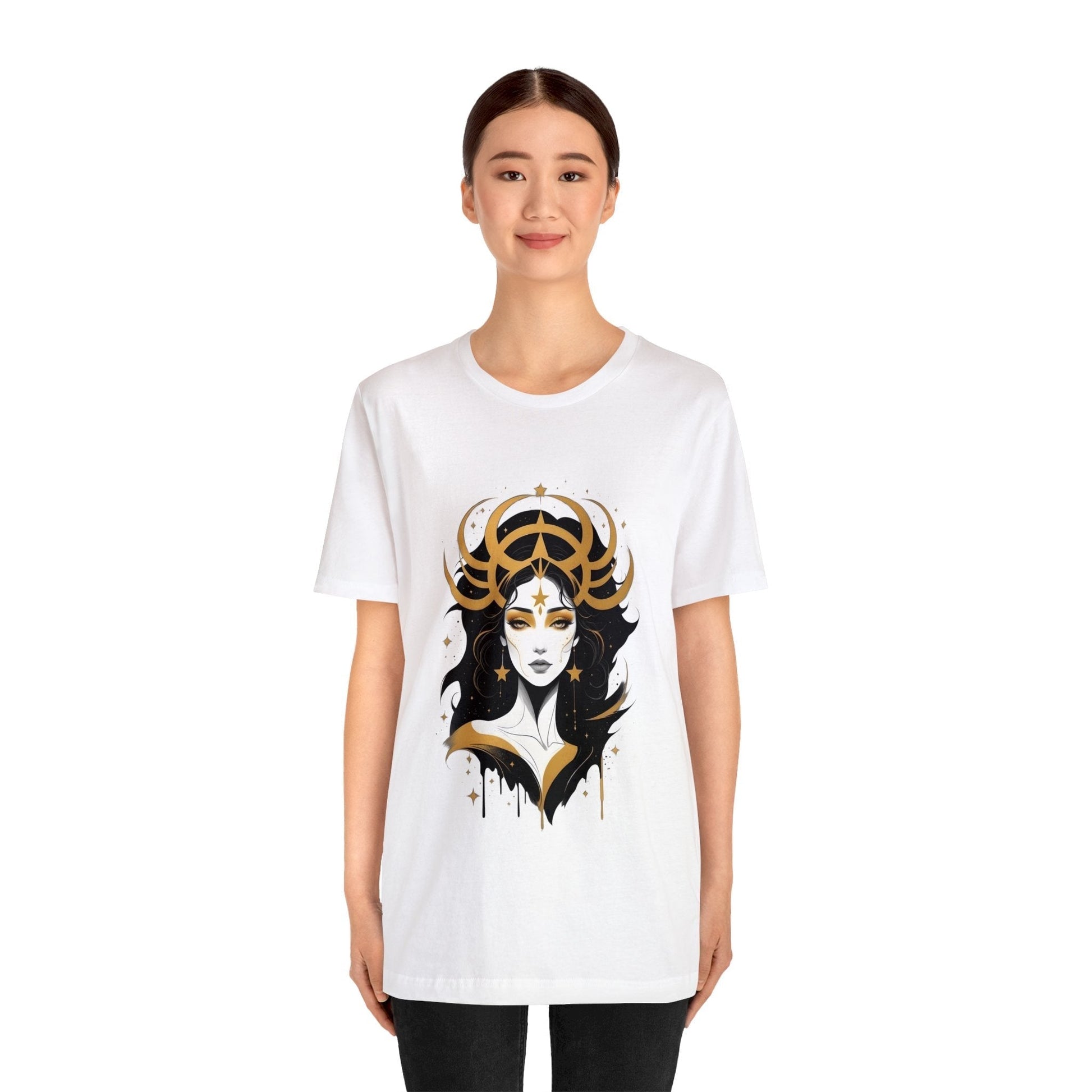Dark Kult - Zodiac Collection - Virgo - Unisex Jersey Short Sleeve Tee Verdine Daniels